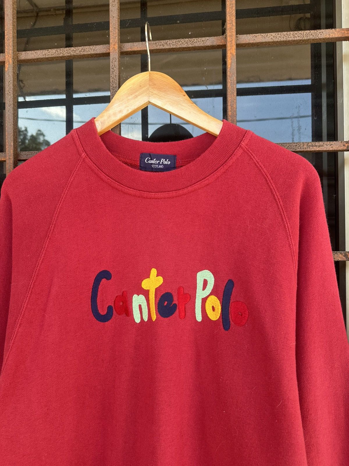 Vintage Canter Polo Red Embroidery Logo Crewneck Size US L / EU 52-54 / 3 - 5 Thumbnail