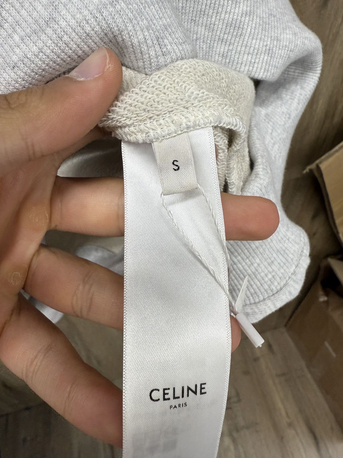 Celine Celine Grey Pull Over Hoodie Size US S / EU 44-46 / 1 - 6 Thumbnail
