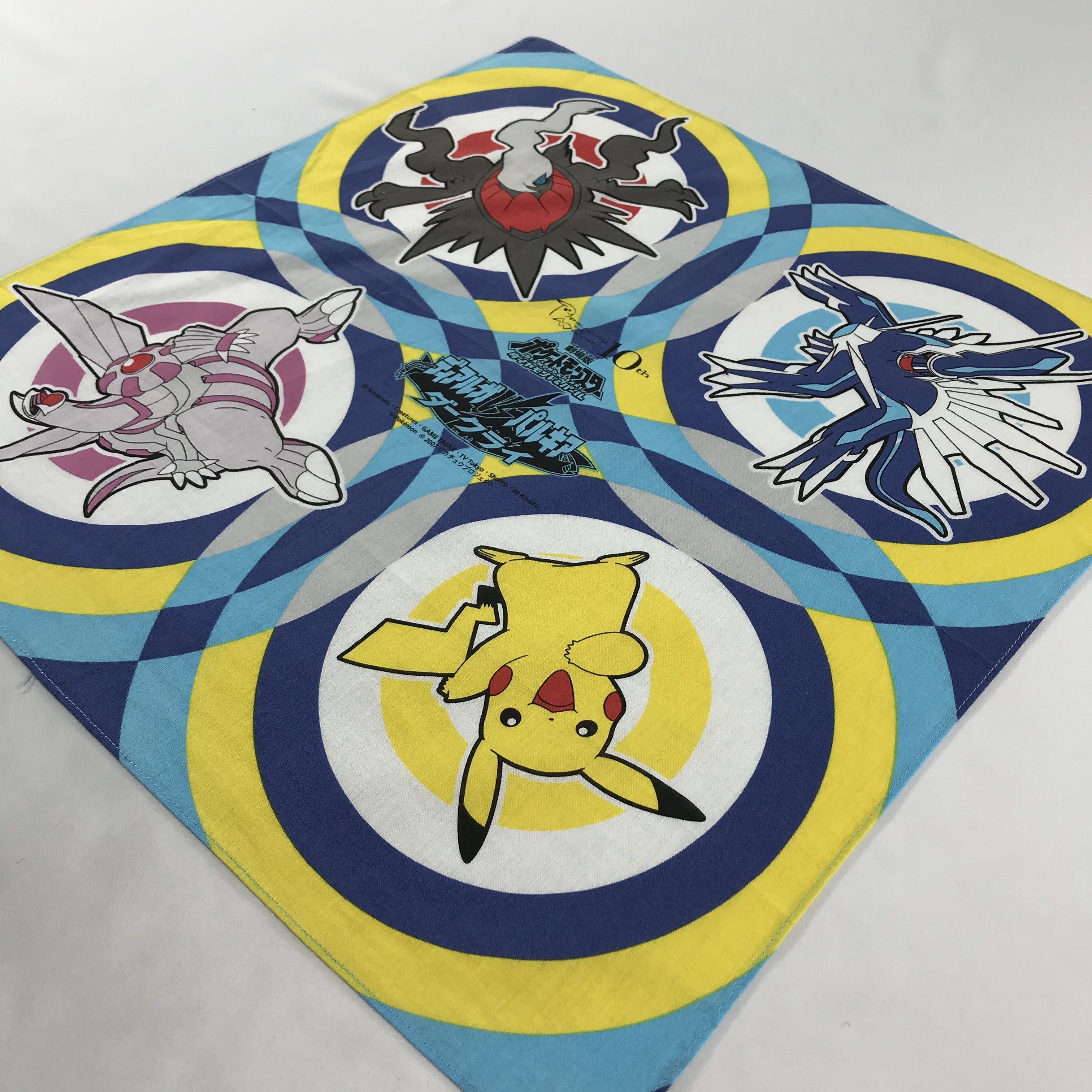 Japanese Brand × Pokemon × Vintage Pokemon Bandana / Handkerchief / Neckerchief -S1777 Size ONE SIZE - 2 Thumbnail