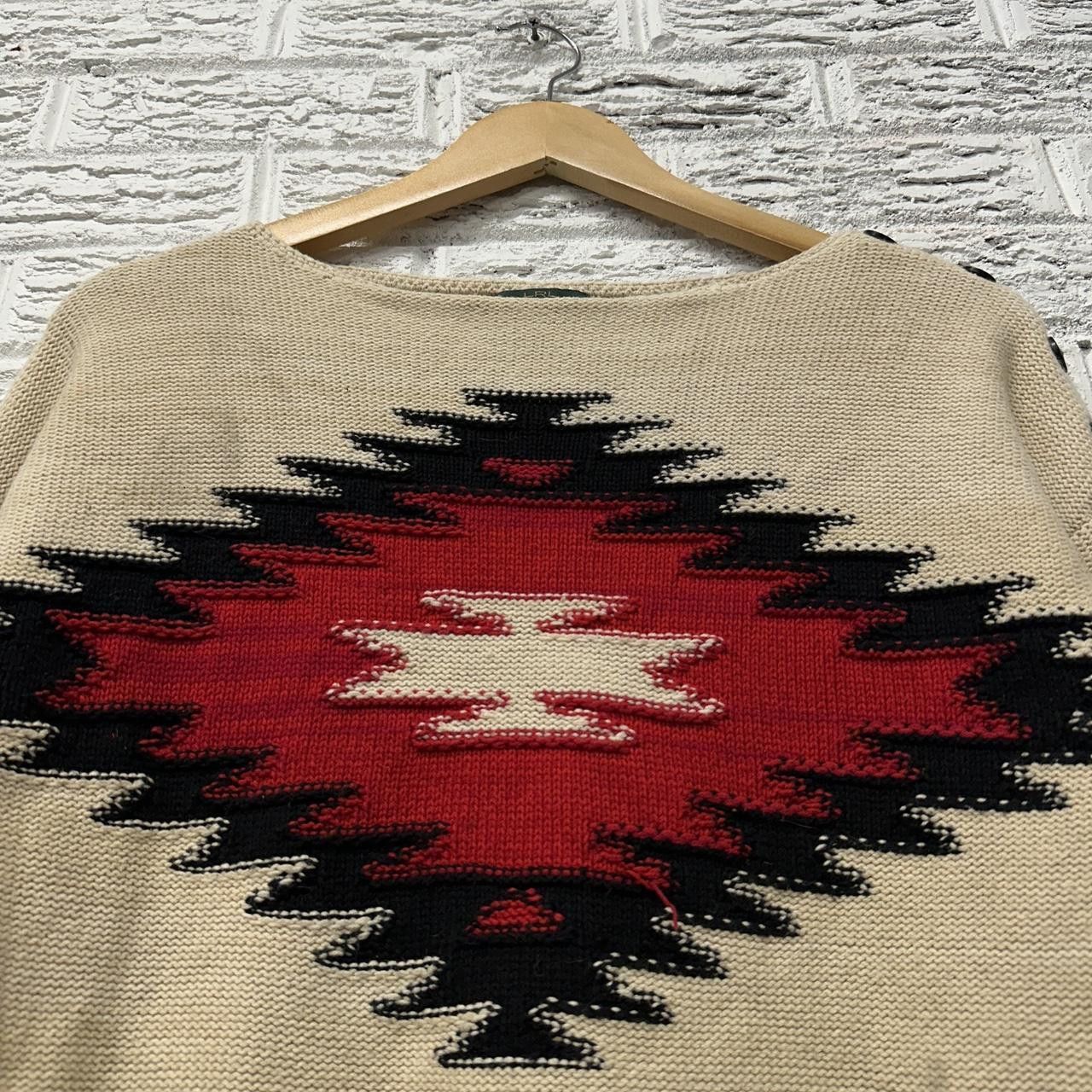 Polo Ralph Lauren Vintage Aztec Polo Lauren Ralph Lauren Sweater Medium Size M / US 6-8 / IT 42-44 - 1 Thumbnail