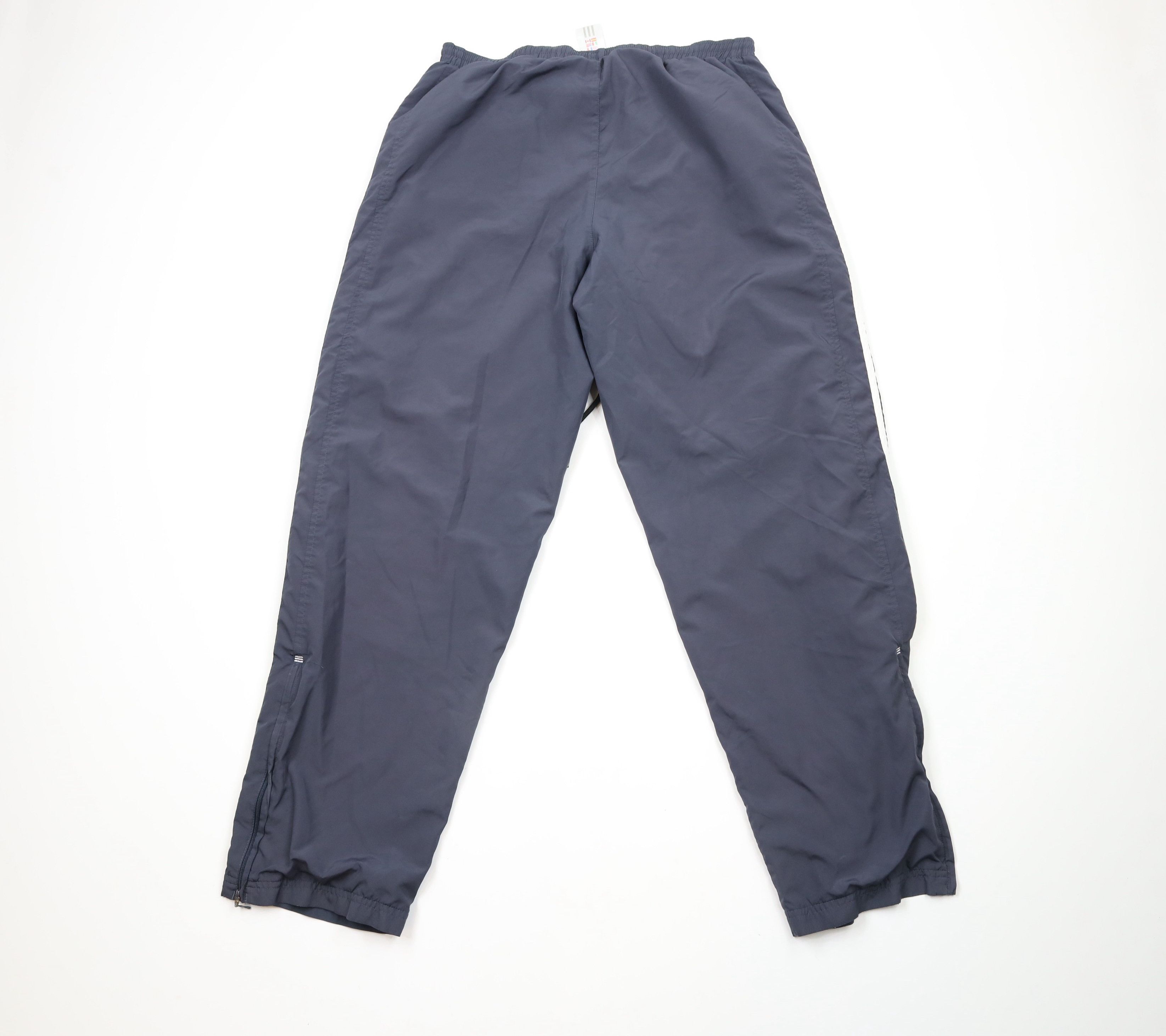 Adidas × Vintage Vintage Y2K 2004 Adidas Out Striped Wide Leg Pants Blue Size US 34 / EU 50 - 10 Thumbnail