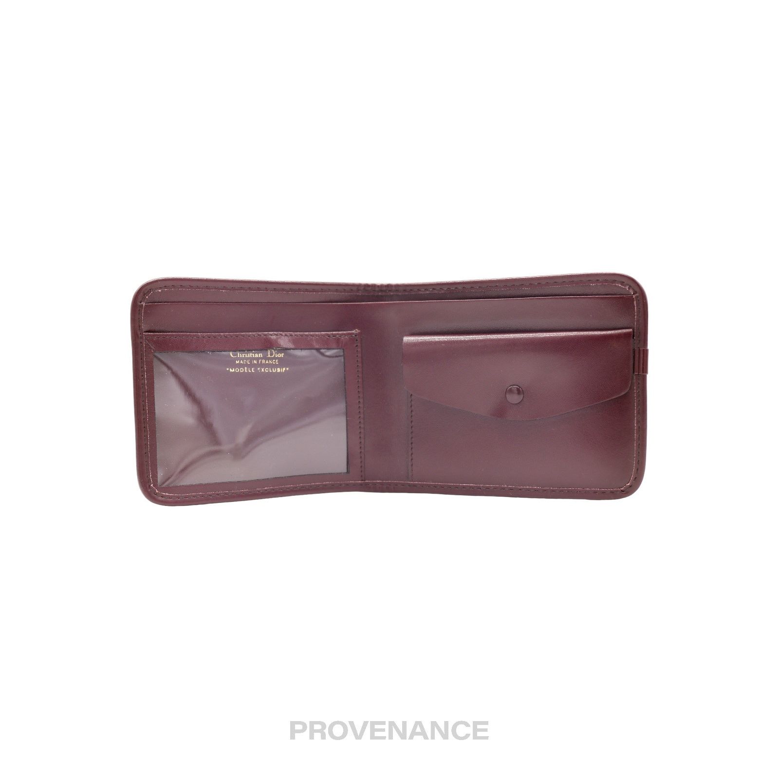 Dior 🔴 Dior Trotter Bifold Wallet - Burgundy Jacquard Size ONE SIZE - 5 Thumbnail