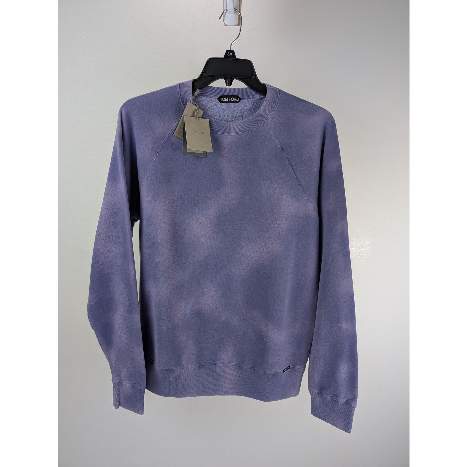 Tom Ford o1rshd1 Cut And Sewn Crewneck Sweatshirt in Purple Size US L / EU 52-54 / 3 - 1 Thumbnail