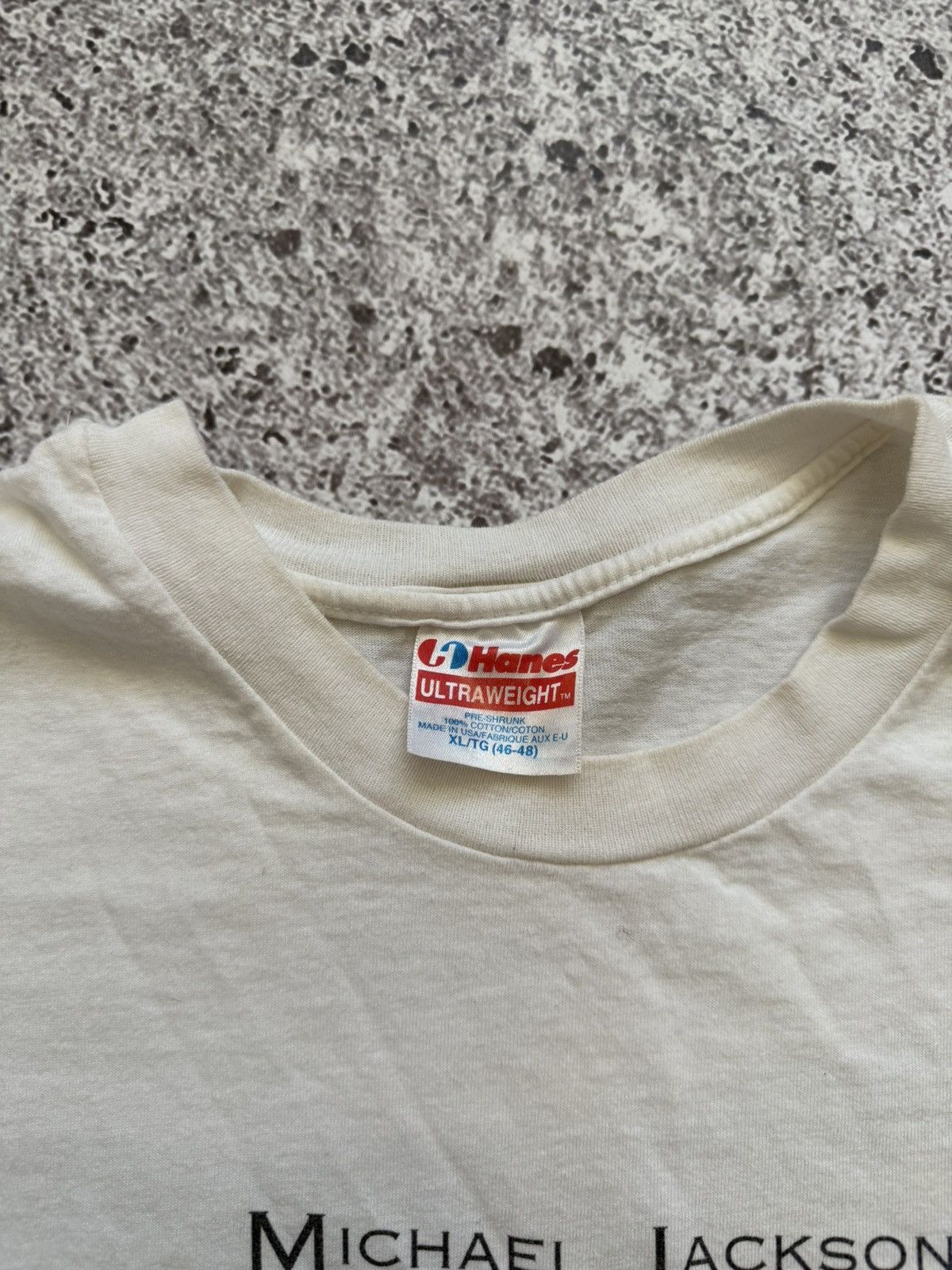 Band Tees × Michael Jackson Vintage 1992 Michael Jackson King Of Pop Tour Eyes T-Shirt Size US XL / EU 56 / 4 - 10 Thumbnail