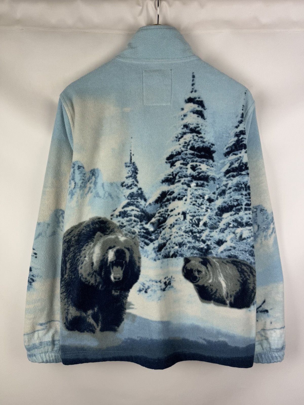 Vintage Vintage Bear Animal Pattern Fleece Jacket Size L Size US L / EU 52-54 / 3 - 13 Thumbnail