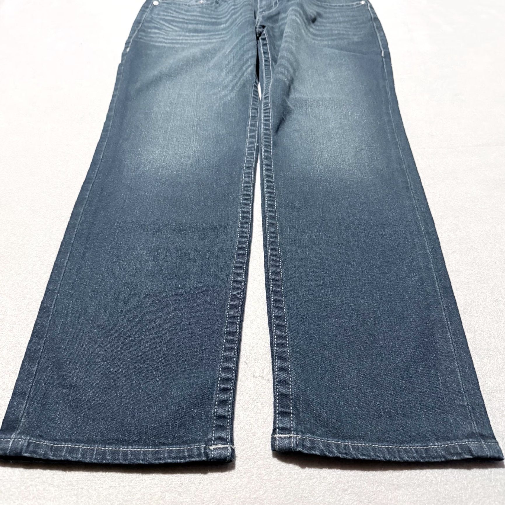 True Religion VINTAGE True Religion Rocco Relaxed Skinny Jeans Mens Dark Blue Pockets Zip Fly 38 NWT - Jeans, Men, Dark Blue, True Religion, 38, Zip Fly Size US 38 / EU 54 - 5 Thumbnail