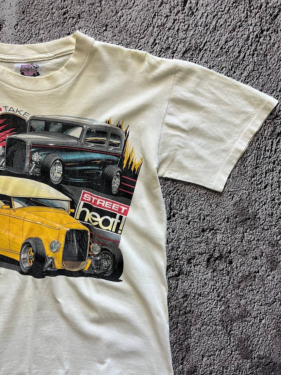 Hanes × Vintage 1989 Vintage Street Heat Hot Rod Hanes Heavyweight Graphic Size US M / EU 48-50 / 2 - 3 Thumbnail