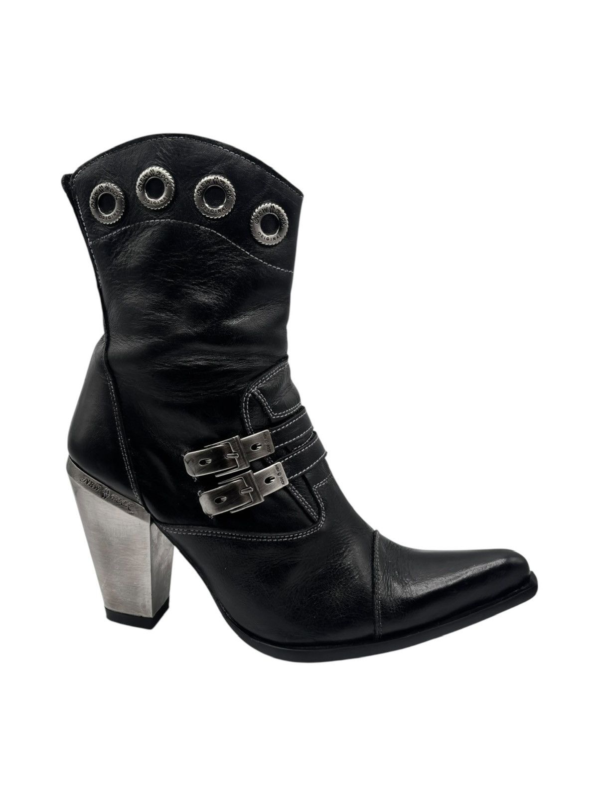 New Rock Vintage New Rock leather witch heels Size 40 Size US 10 / IT 40 - 6 Thumbnail
