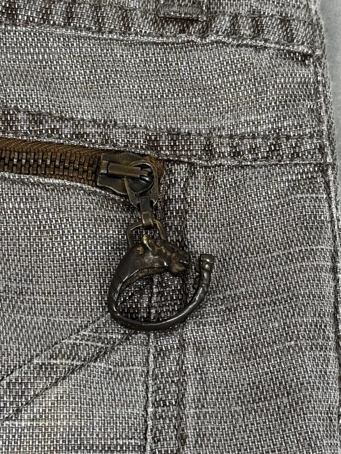Just Cavalli SS2004 Cavalli Grey Shiny Flap Pockets Pants Size US 28 / EU 44 - 9 Thumbnail