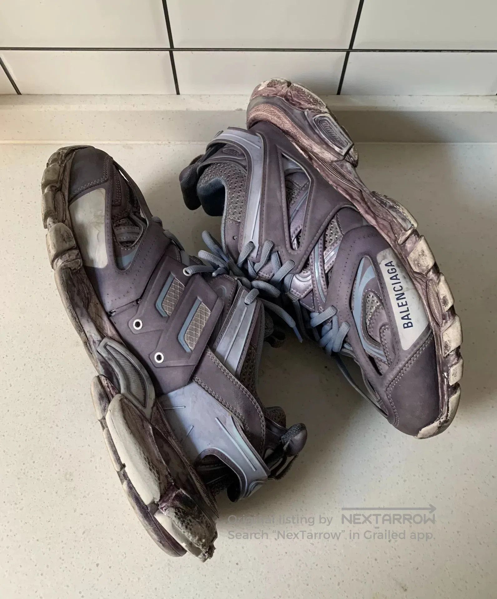 Balenciaga Balenciaga Track Purple. Size US 9 / EU 42 - 4 Thumbnail