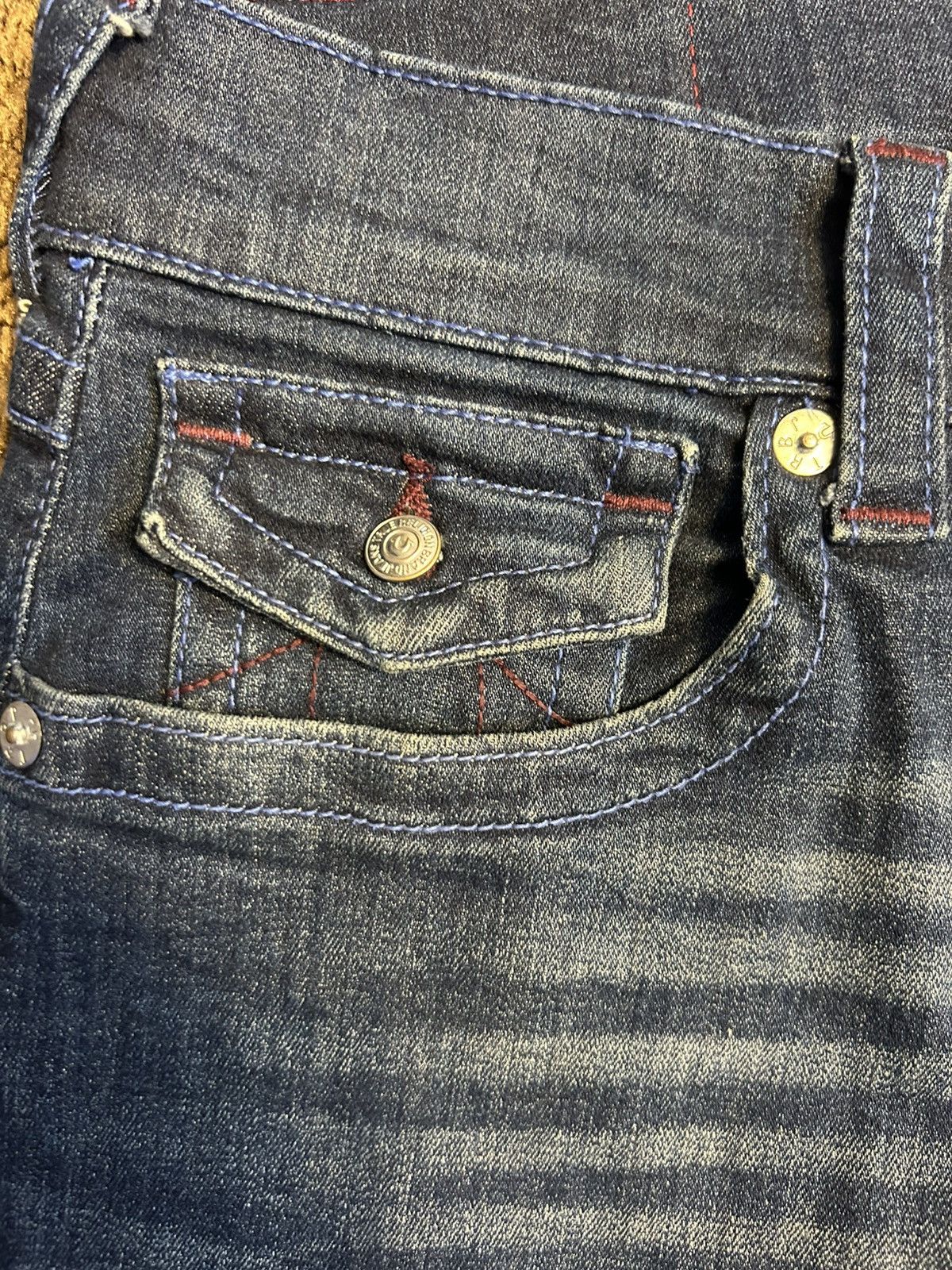 True Religion True Religion navy blue jeans relaxed slim Size US 31 - 2 Thumbnail