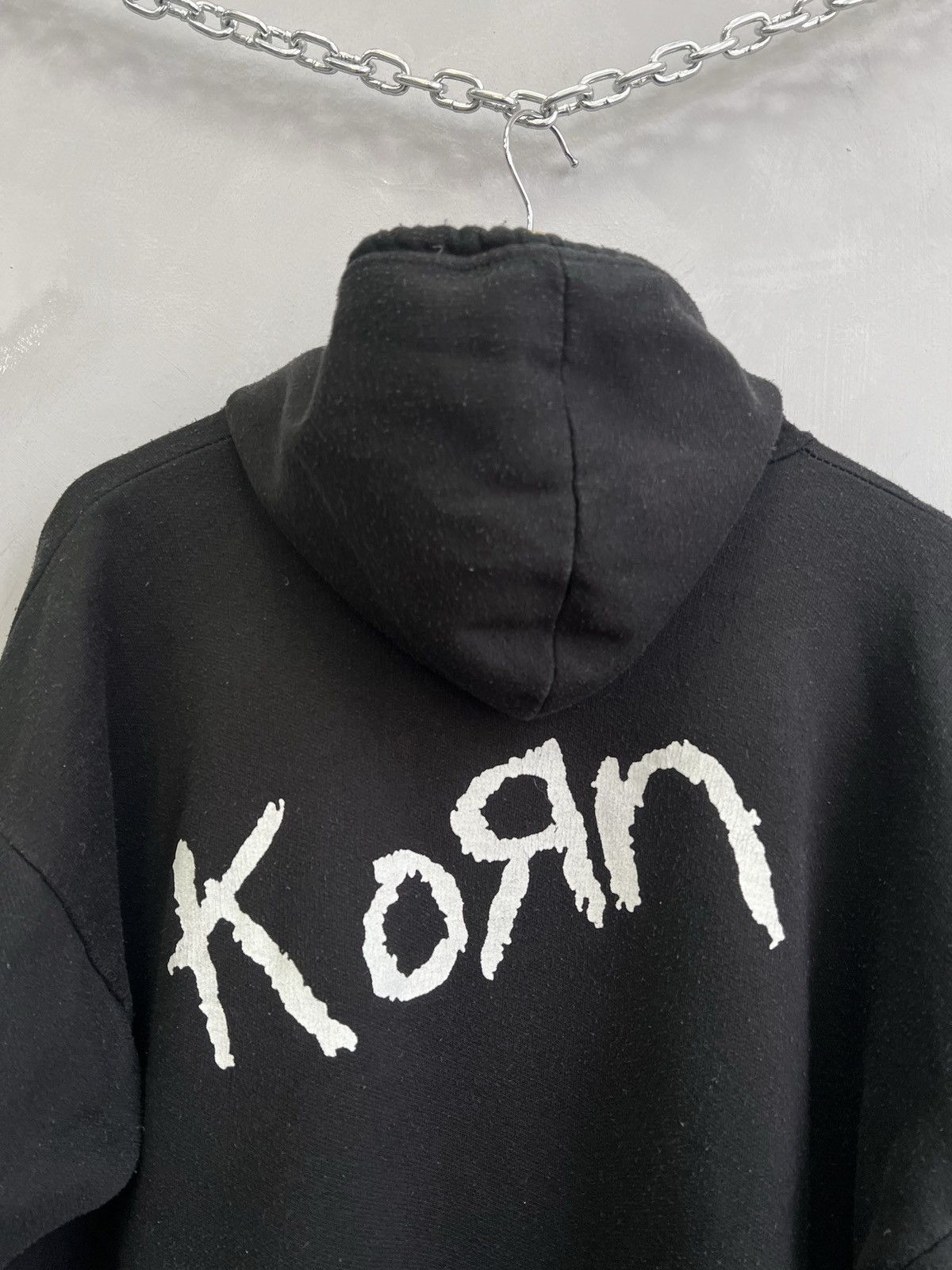 Band Tees VINTAGE rare BOXY 90s KORN ROCK BAND HOODIE 80s Size US XL / EU 56 / 4 - 12 Thumbnail