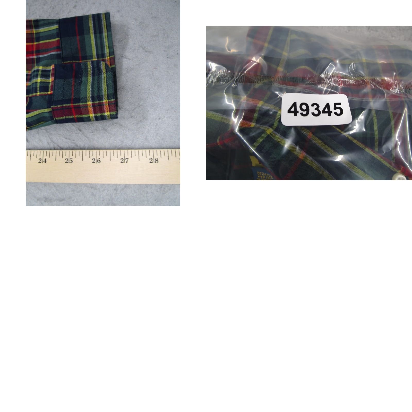 Polo Ralph Lauren Polo Ralph Lauren Mens XL Long Sleeve Button-Up Plaid Shirt Green Tartan Classic Fit Performance Size US XL / EU 56 / 4 - 8 Thumbnail