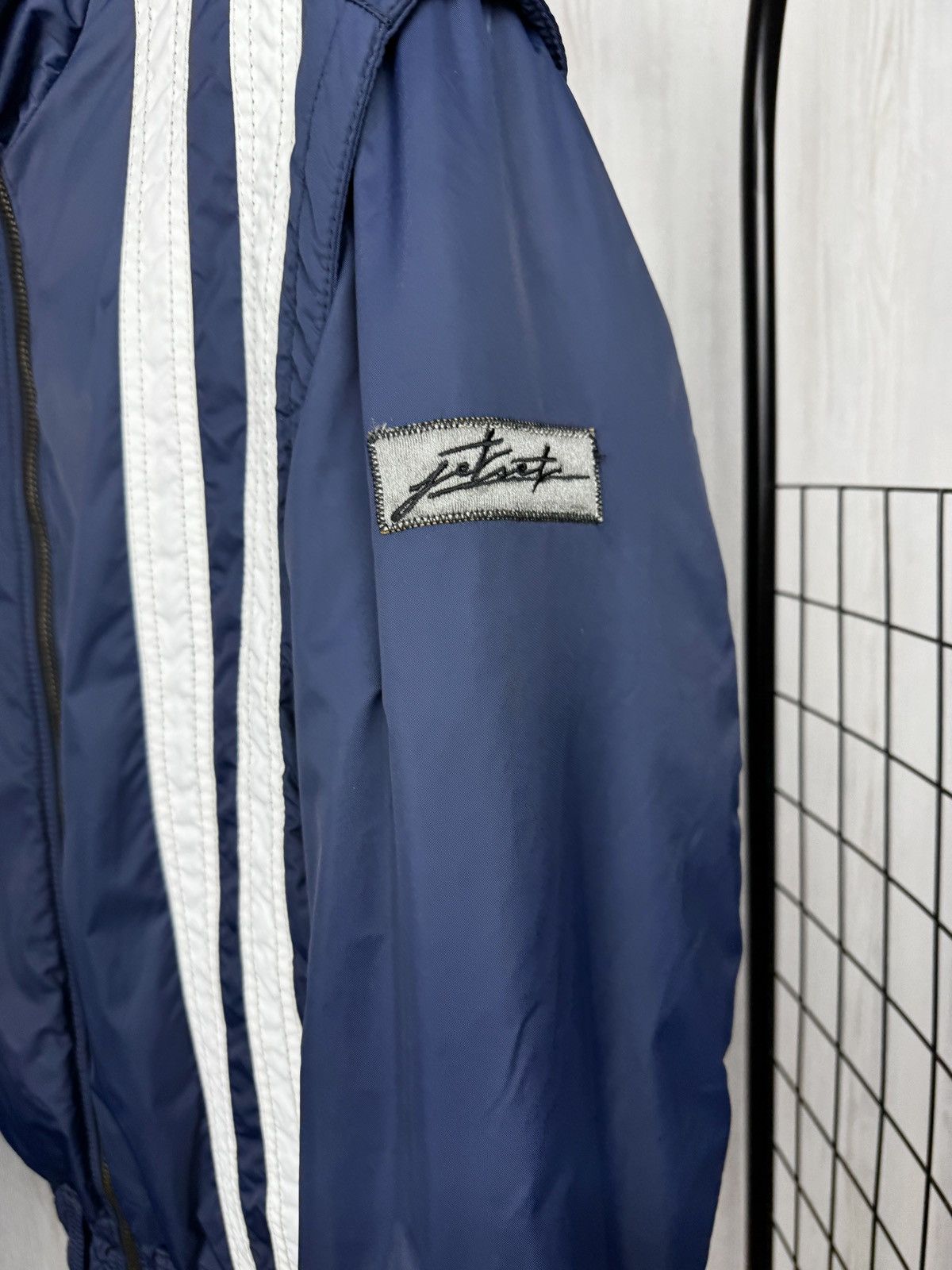 JET SET Jet Set Blue Nylon striped insulated ski jacket Italy sz 2 Size US M / EU 48-50 / 2 - 8 Thumbnail