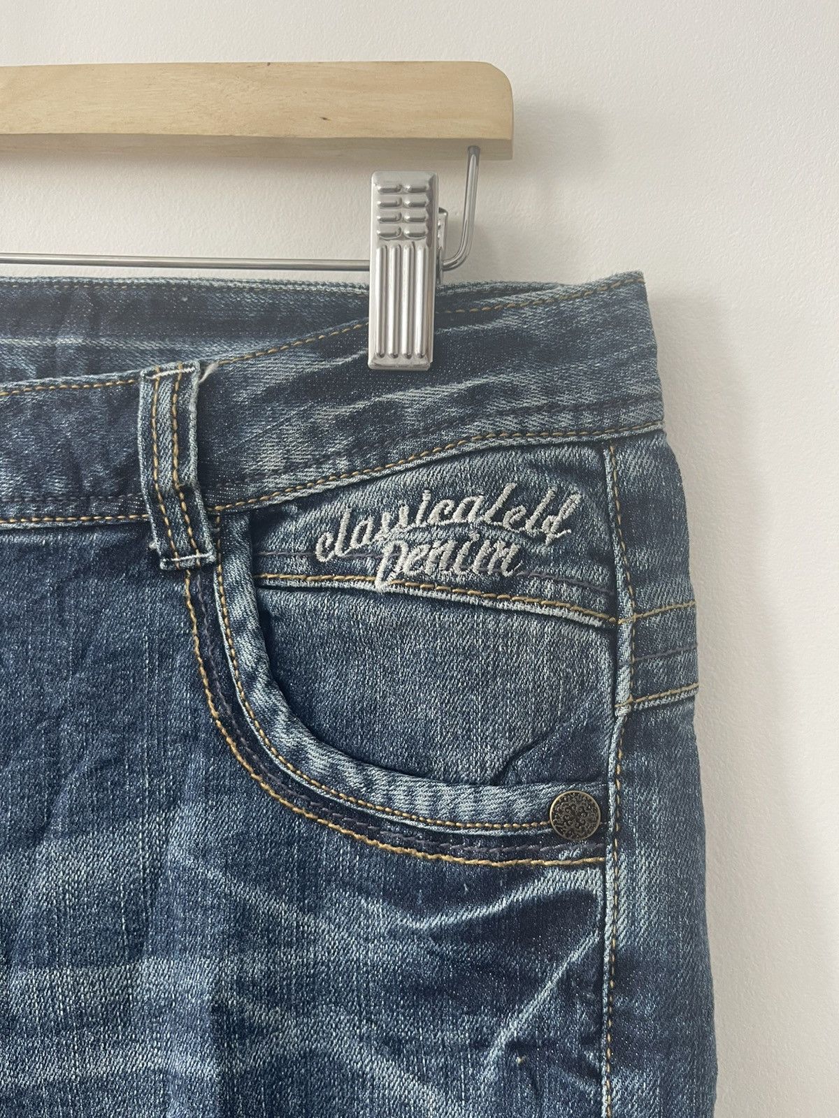14th Addiction Rare Vintage CLASSICAL ELF Wings of Butterfly Flare Denim Size US 32 / EU 48 - 14 Thumbnail