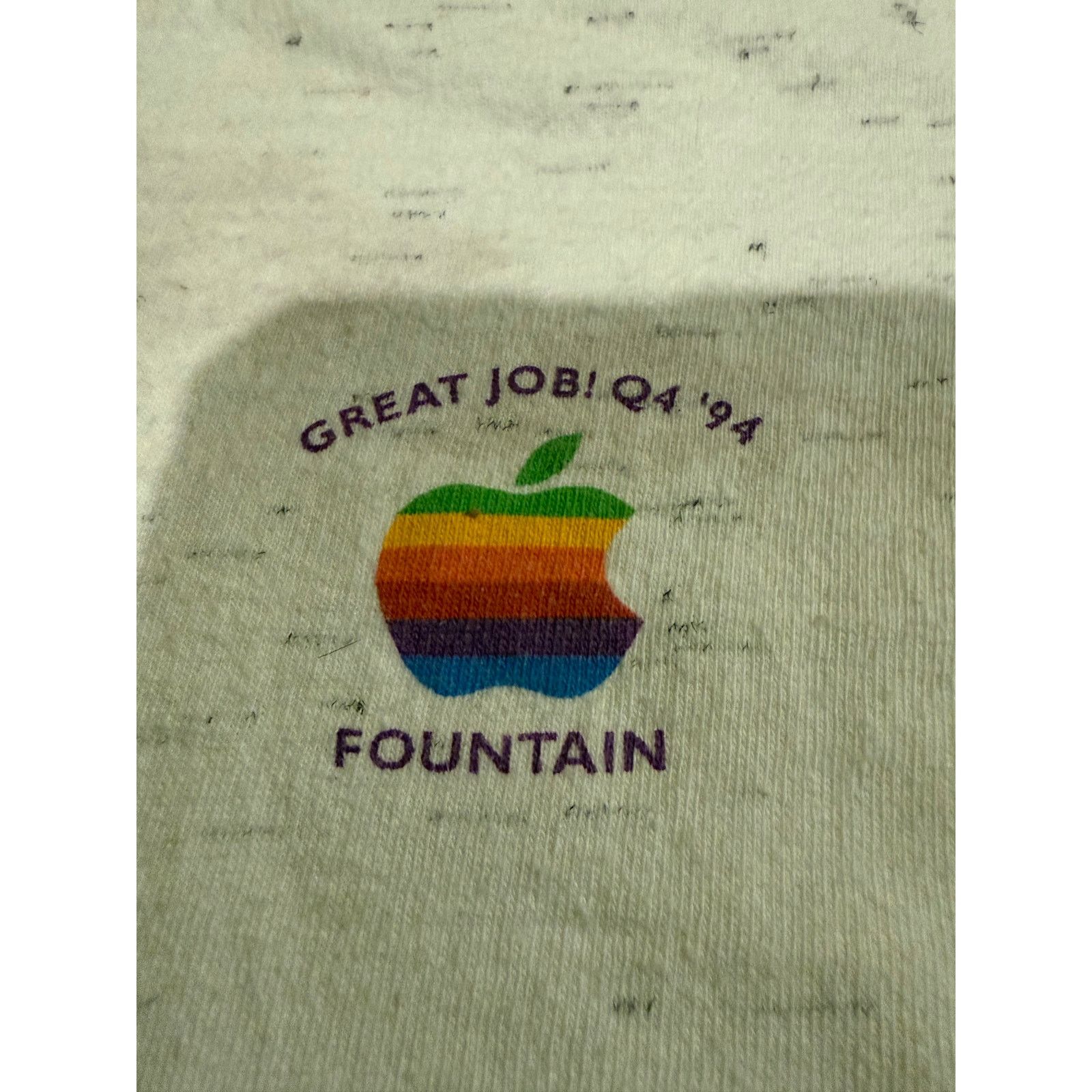 Other 1994 Apple Q4 Team member Long sleeve Size L Size US L / EU 52-54 / 3 - 2 Thumbnail