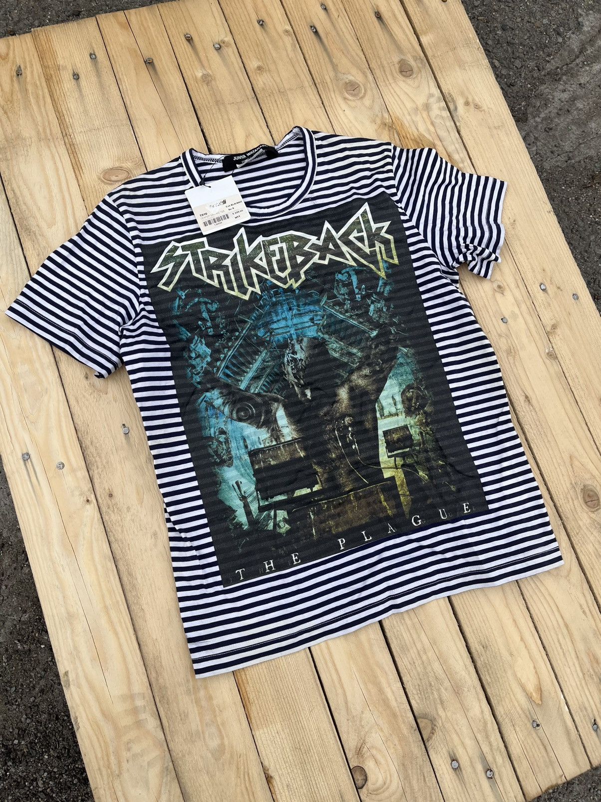 Junya Watanabe JUNYA STRIKEBACK BAND TEE Size S / US 4 / IT 40 - 1 Thumbnail