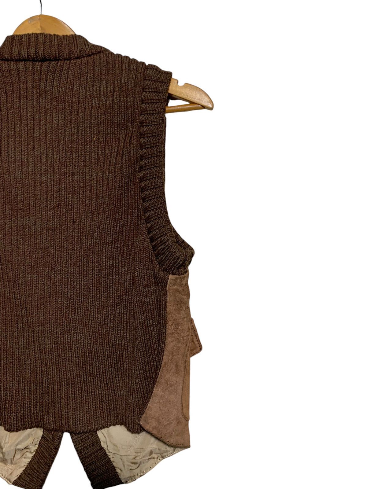 Dolce & Gabbana 🔥D&G LEATHER VEST BROWN Size US M / EU 48-50 / 2 - 6 Thumbnail