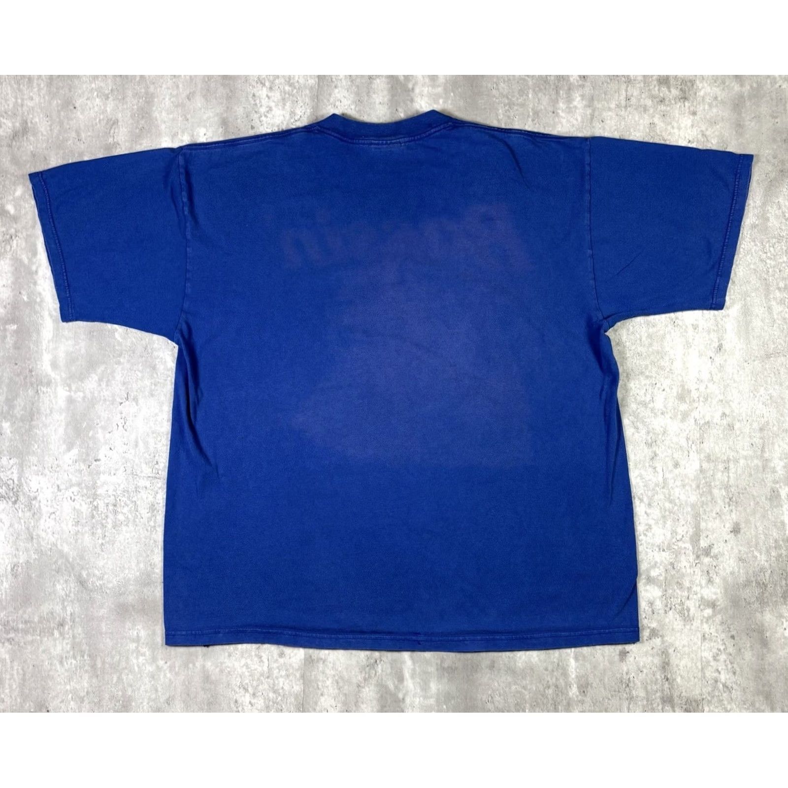 Vintage VINTAGE Bassin Fish T Shirt Nature Outdoors XL Blue Cotton Graphic Print Crew Neck Short Sleeve Mens 90s Y2K Size US XL / EU 56 / 4 - 2 Thumbnail