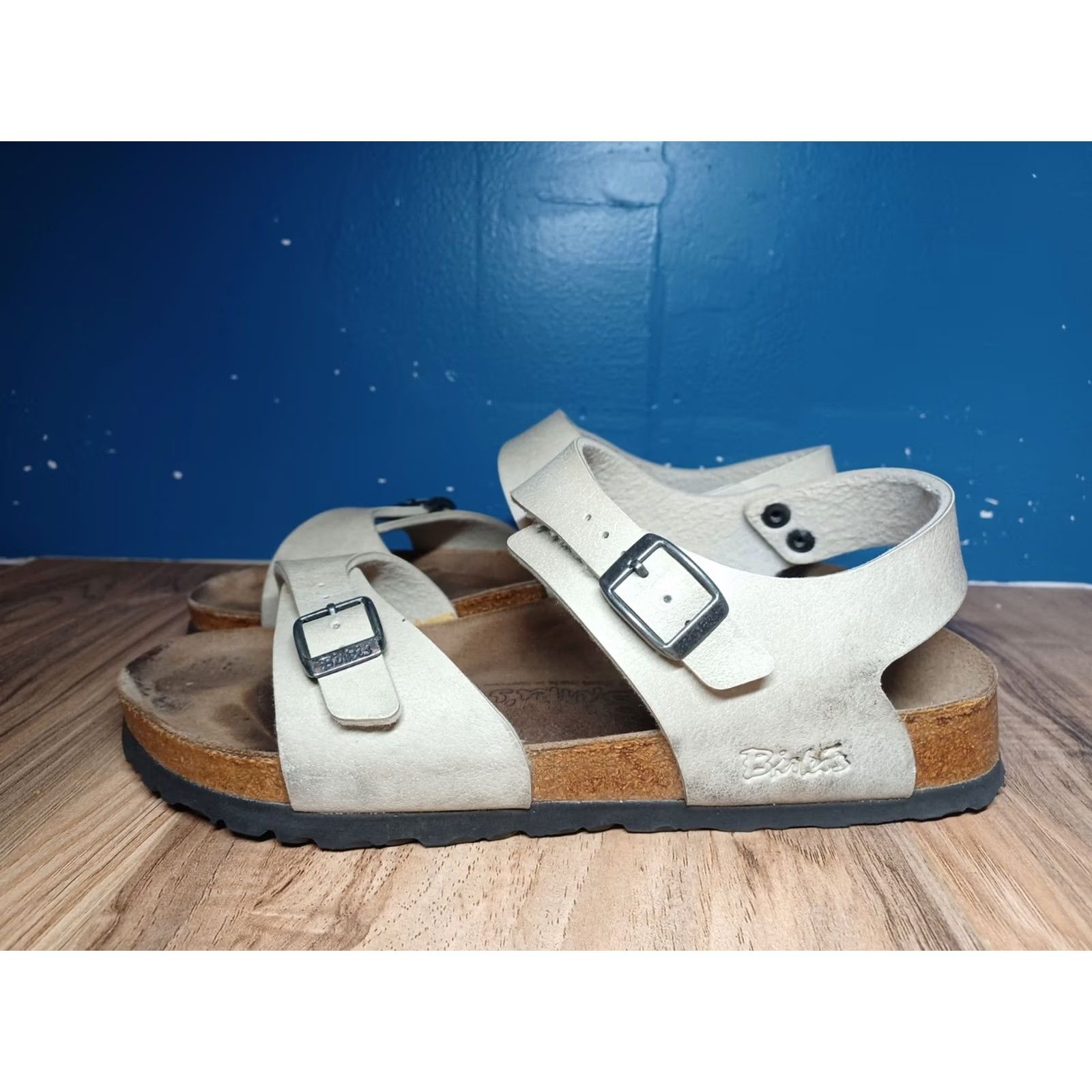 Birkenstock Birkenstock Fussbett 250 Beige W 8 M Mens Casual Slip-On Sandals Size US 6 / EU 39 - 3 Thumbnail