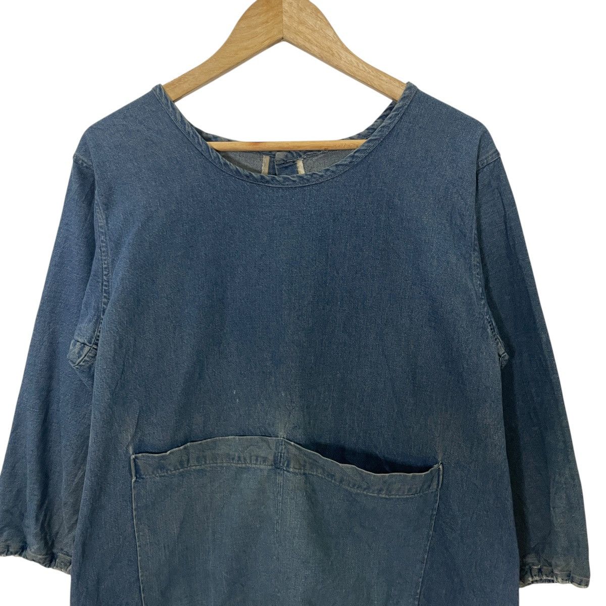 Other × Vintage Vintage 70s Unknown Denim Jacket Size L / US 10 / IT 46 - 2 Thumbnail