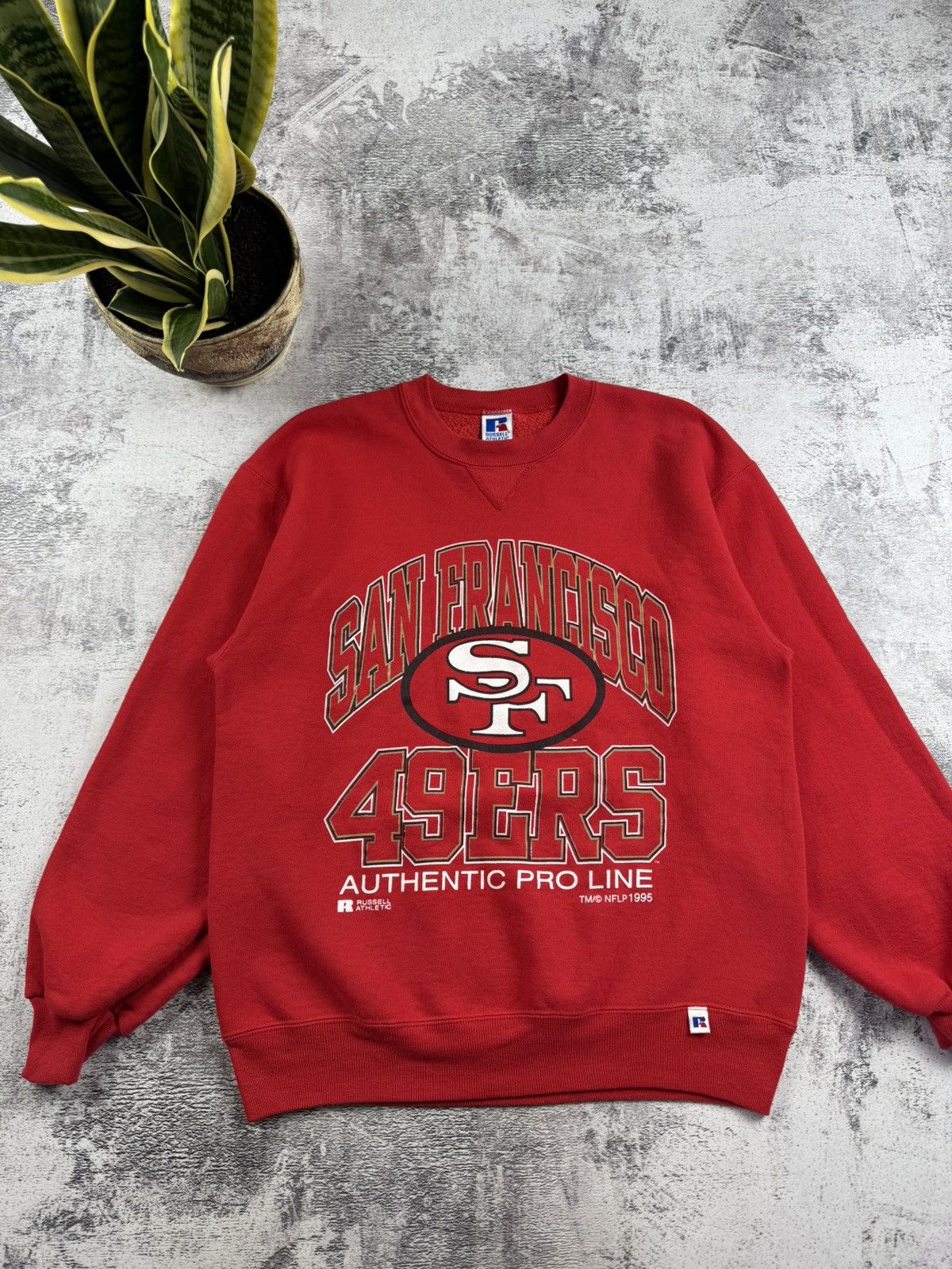 NFL Vintage San Francisco 1995 Basketball Sweatshirt Pullover Size US M / EU 48-50 / 2 - 4 Thumbnail