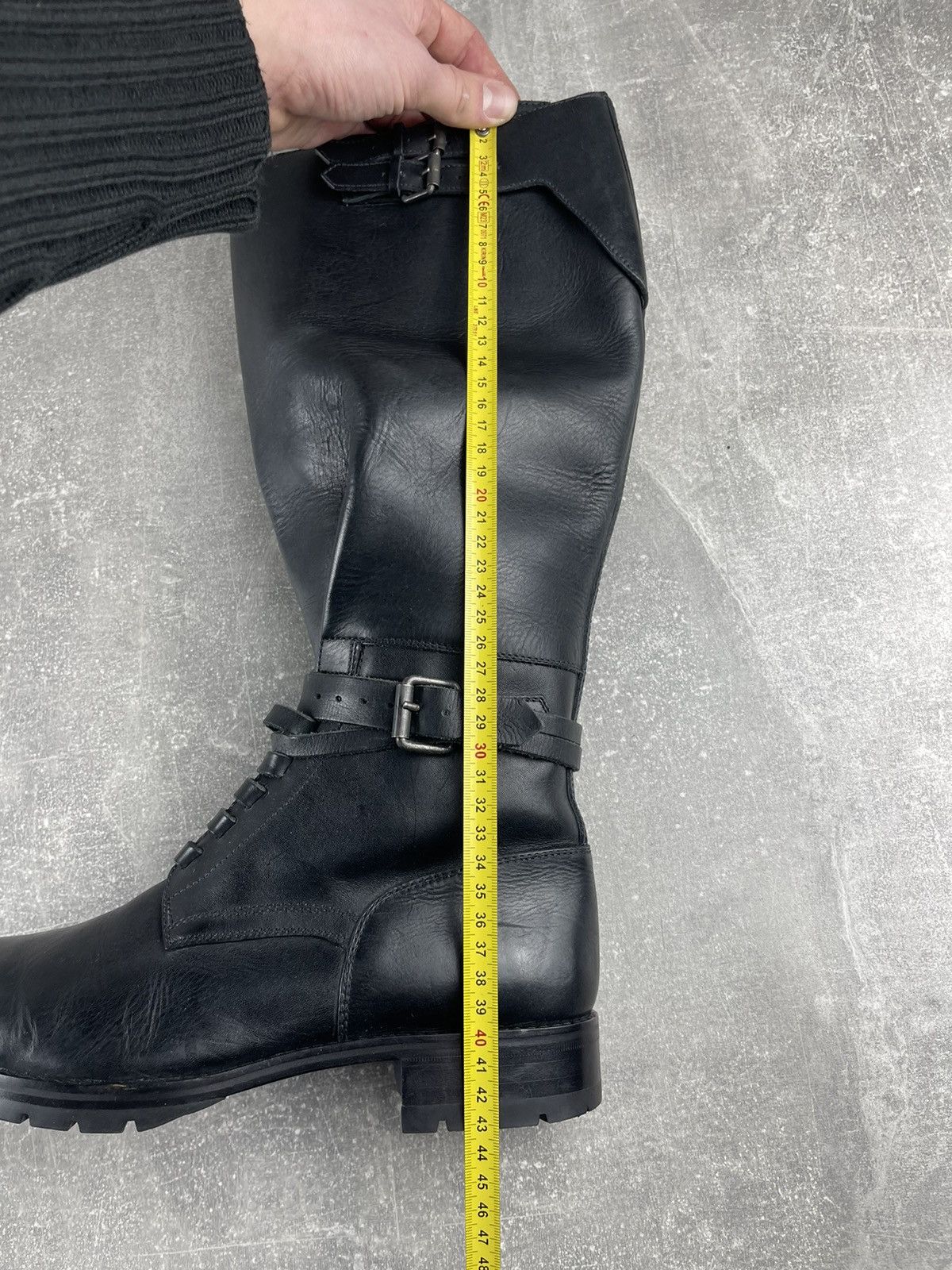 Polo Ralph Lauren Polo Ralph Lauren Officer Riding Boots Black Leather Vibram Size US 9 / IT 39 - 9 Thumbnail