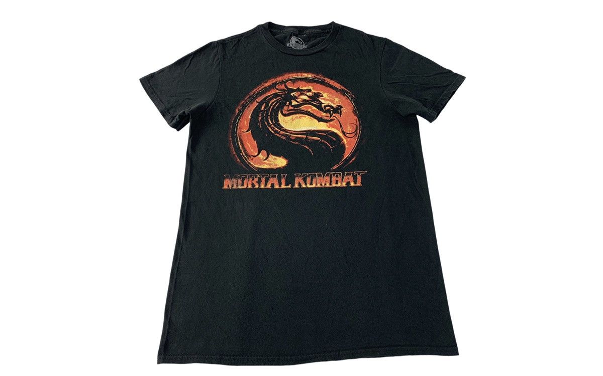 Japanese Brand Mortal Kombat Martial Art Fighting Game Movie Big Logo Tee Size US S / EU 44-46 / 1 - 1 Thumbnail