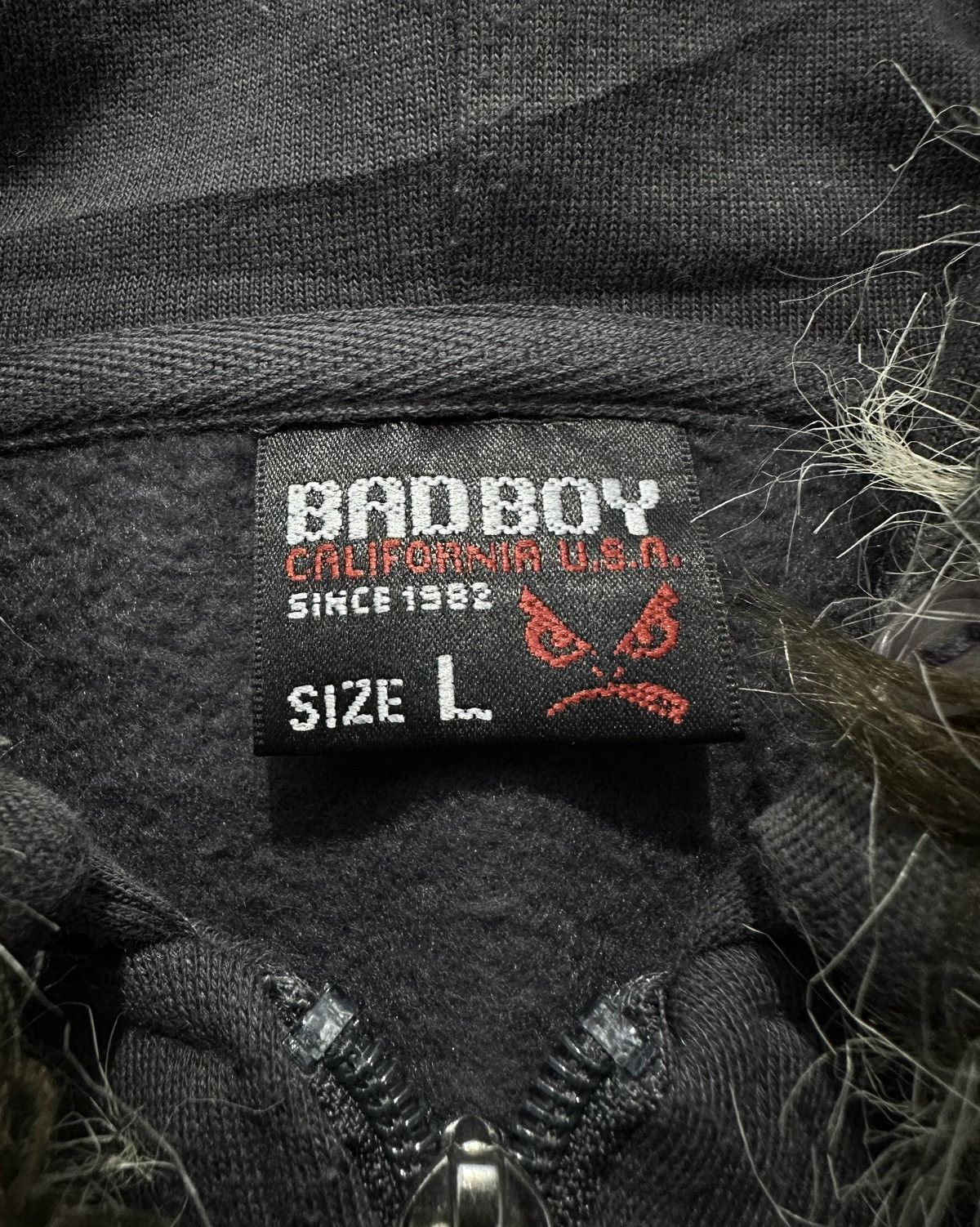 Vintage Y2k Bad Boy Faux Fur Hoodie Ifsixwasnine Lgb Style Size US L / EU 52-54 / 3 - 5 Thumbnail