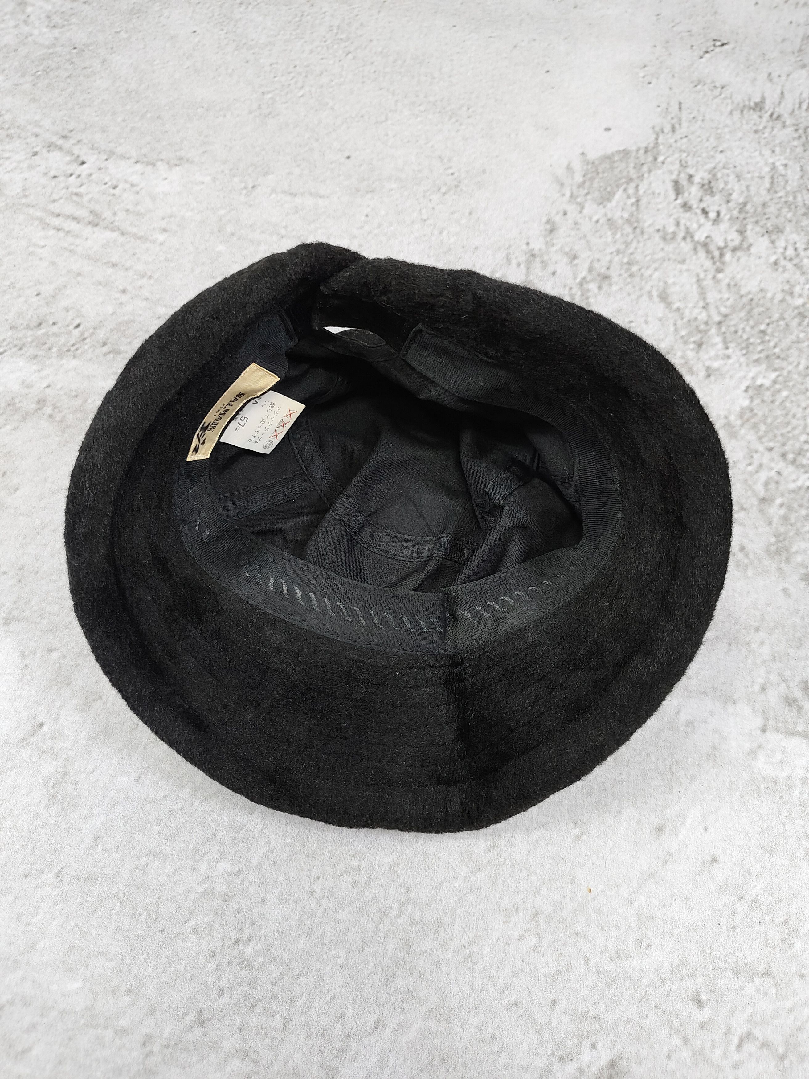Balmain 2000s Balmain- Silhouette Archive Wide Brim Bucket Hat Size ONE SIZE - 6 Thumbnail