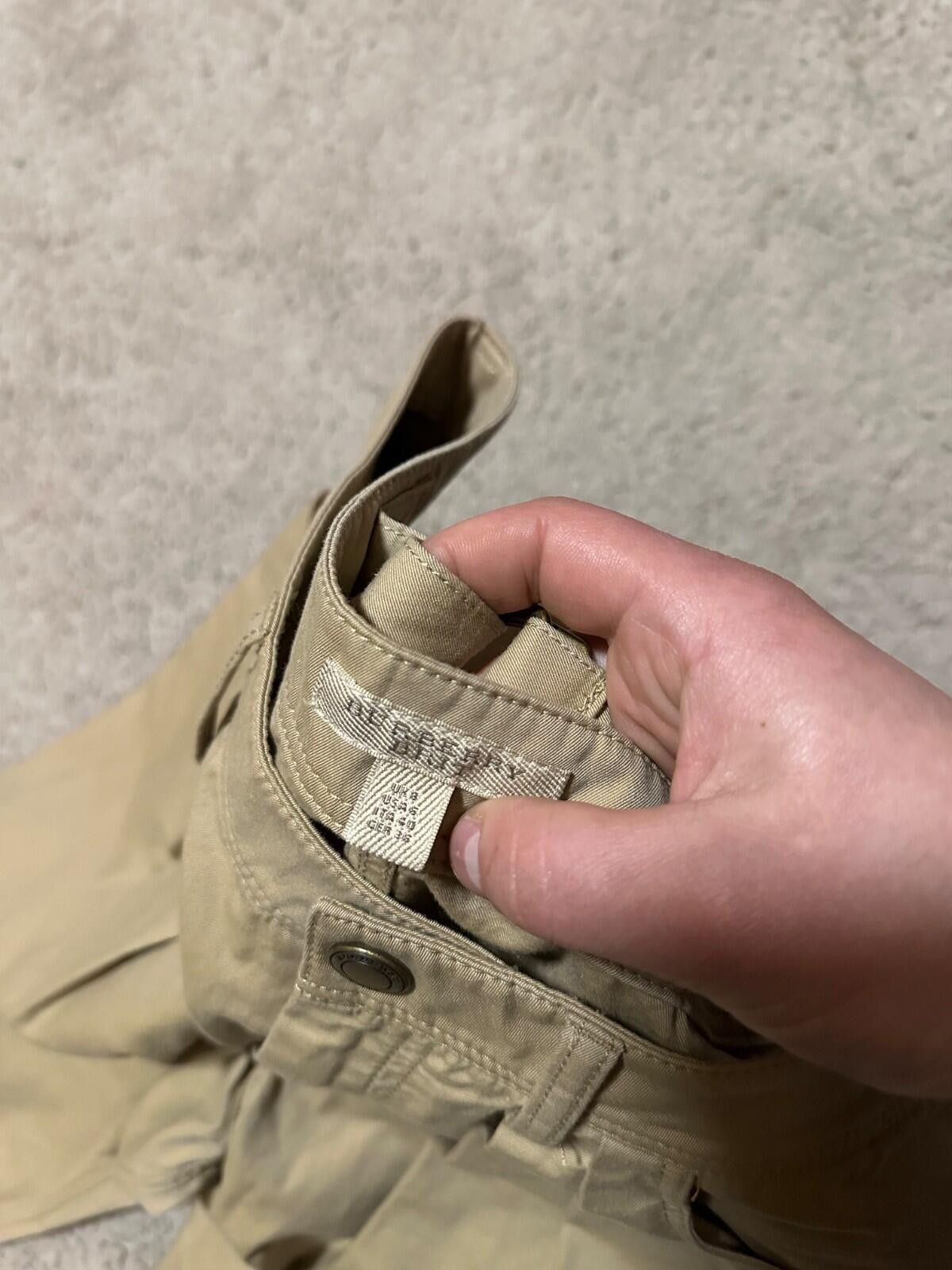 Burberry Burberry Brit Beige Cotton Pants Women’s Size IT 40 Size 40" / US 18 - 5 Thumbnail