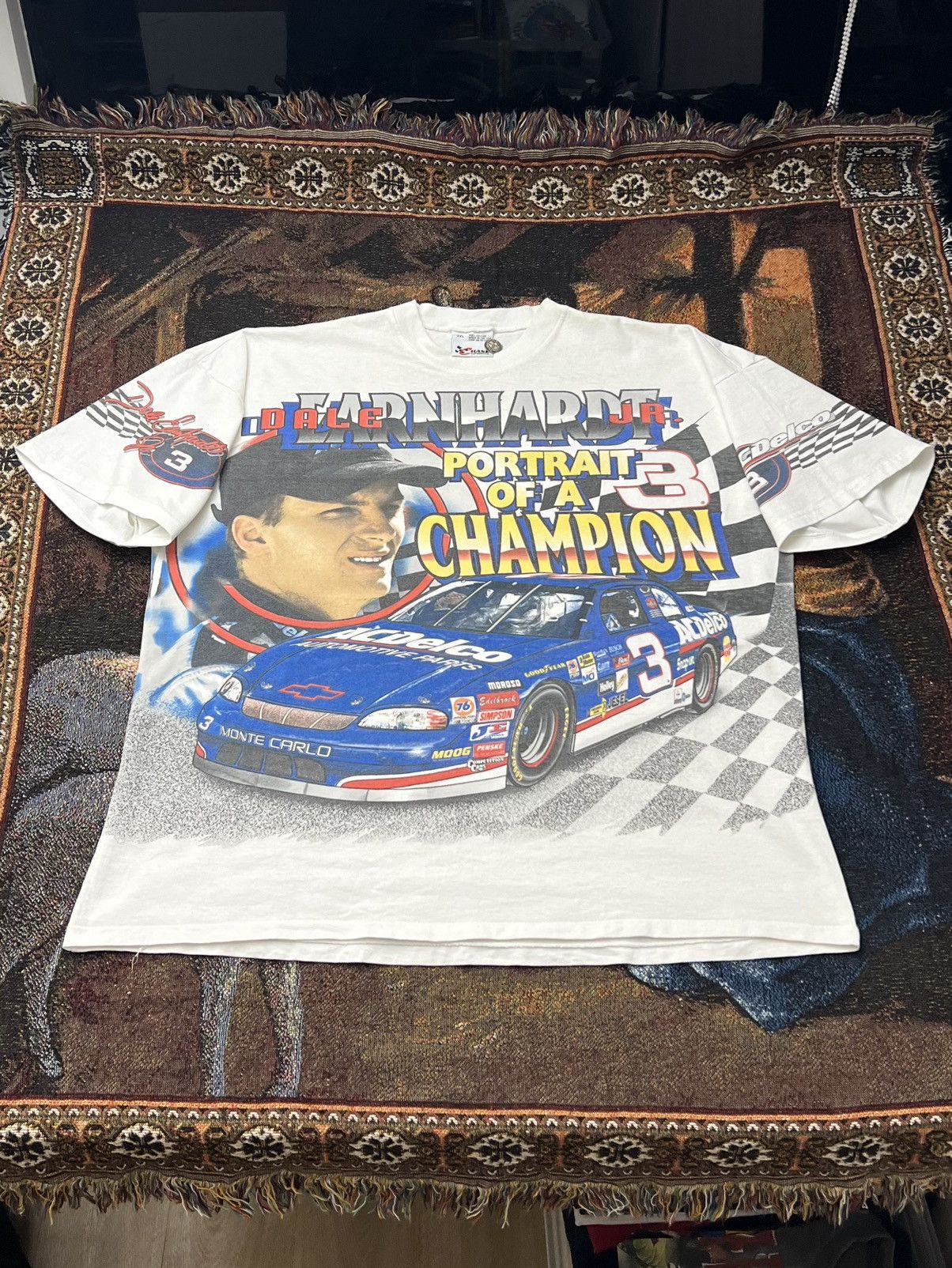 NASCAR Vintage Dale Earnhardt Champion AOP Tee Size US XXL / EU 58 / 5 - 3 Thumbnail