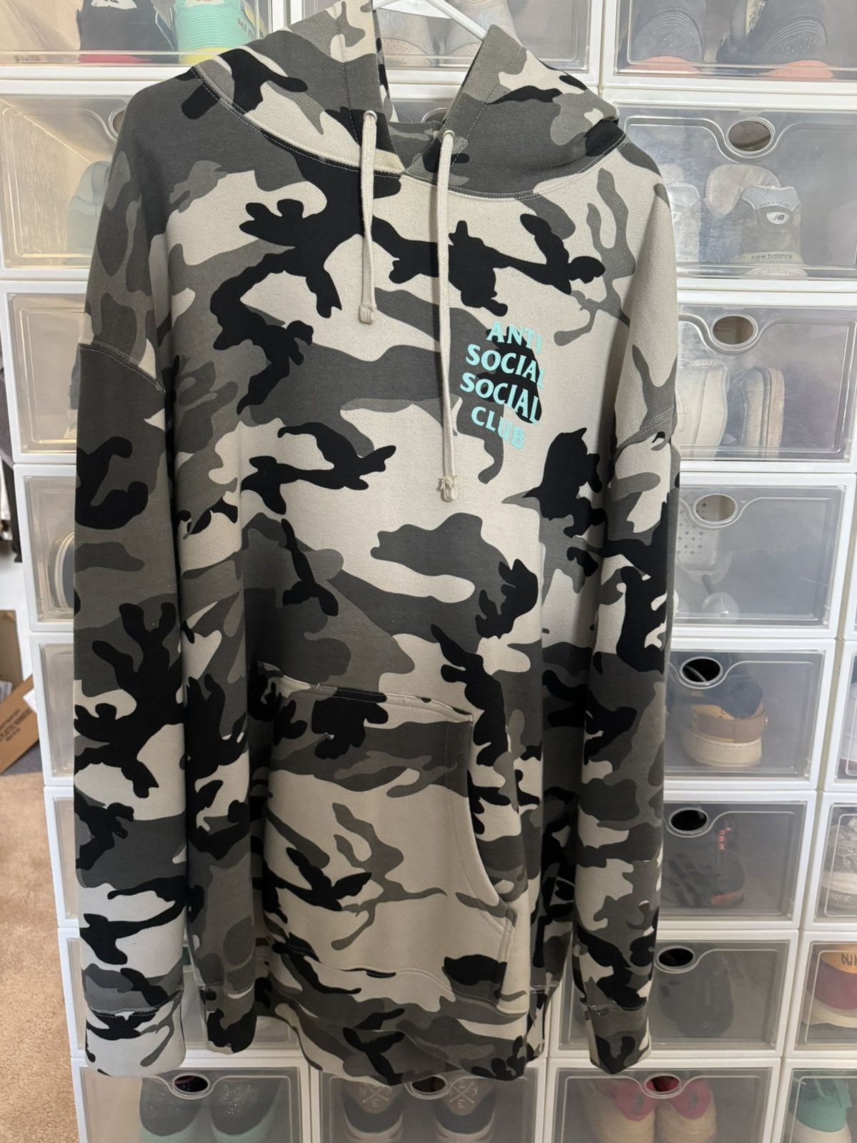 Anti Social Social Club ASSC ARCTIC CAMO HOODIE Size US XL / EU 56 / 4 - 1 Thumbnail