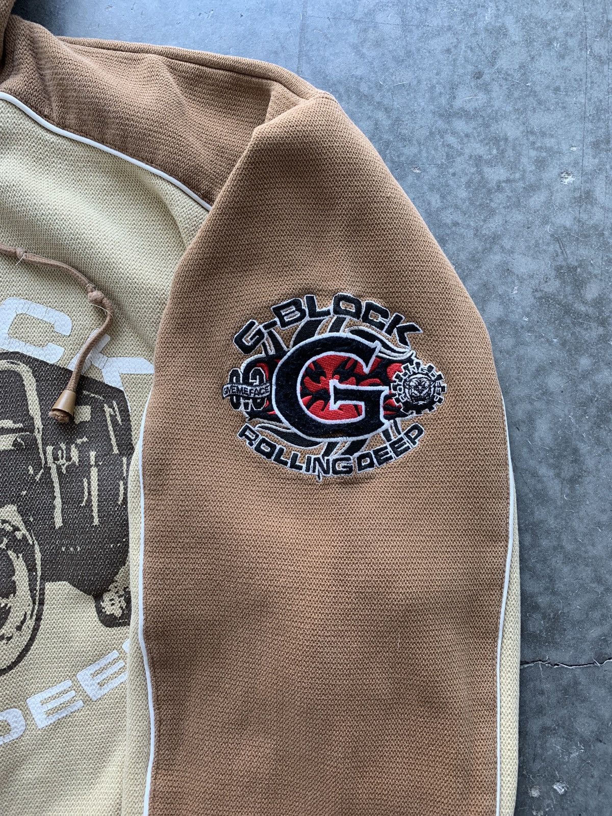 Vintage Crazy Vintage Y2K GBlock Zip Up Hoodie Size US XXL / EU 58 / 5 - 4 Thumbnail
