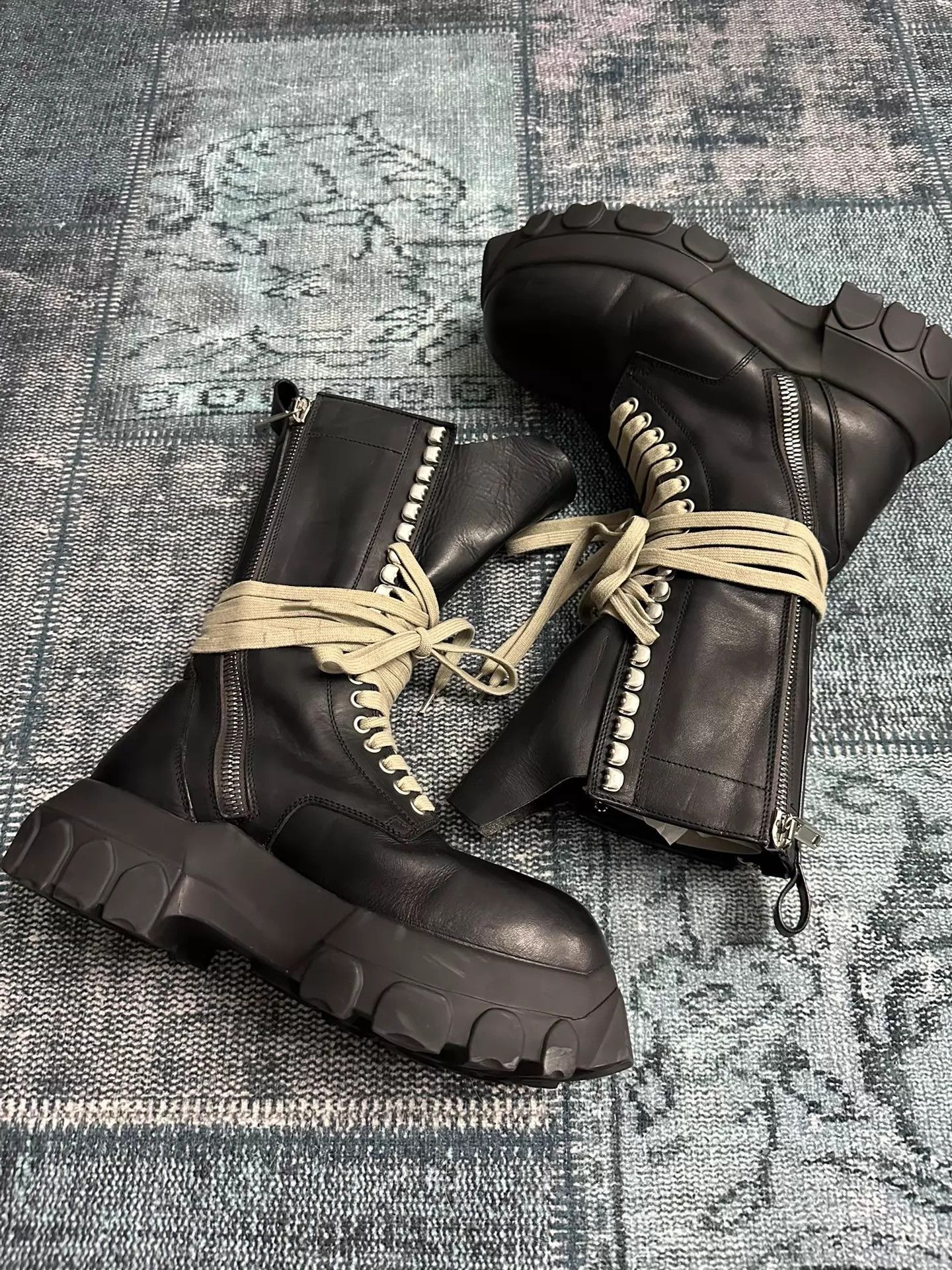Rick Owens Rick Owens Octopus Strap Boot EUR 39 Leg-Lengthening Size US 8.5 / IT 38.5 - 2 Thumbnail