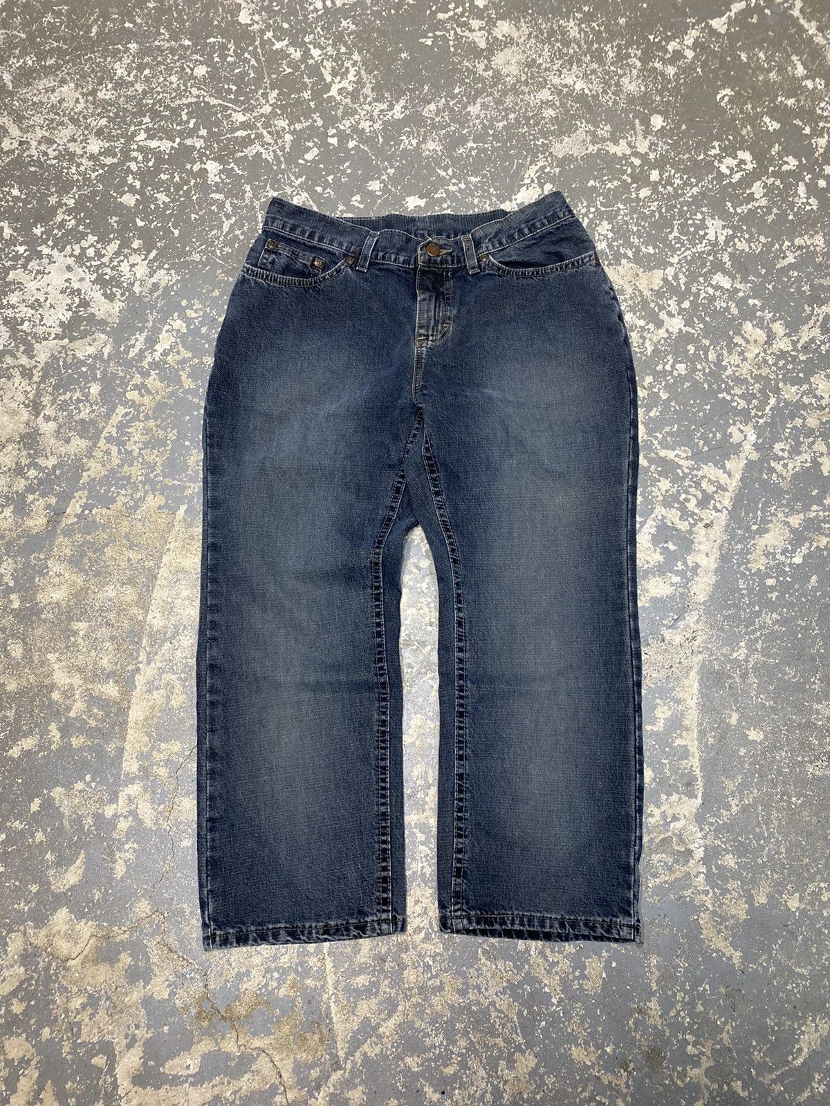 Lee × Vintage Vintage Lee Riveted Baggy Denim Jean Pants USA Size 28" / US 6 / IT 42 - 7 Thumbnail