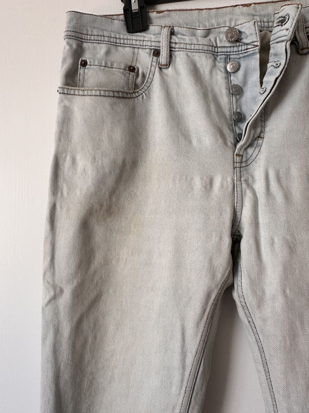Acne Studios Acne Studios River LT Blue Blå Konst Jeans Size US 32 / EU 48 - 3 Thumbnail