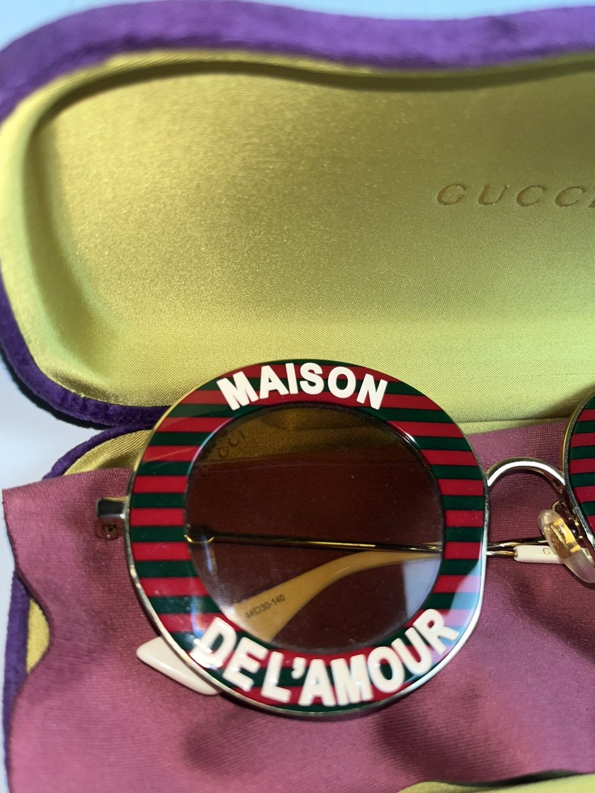 Gucci GUCCI ROUND OVERSIZED MAISON DEL'AMOUR SUNGLASSES Size ONE SIZE - 2 Thumbnail