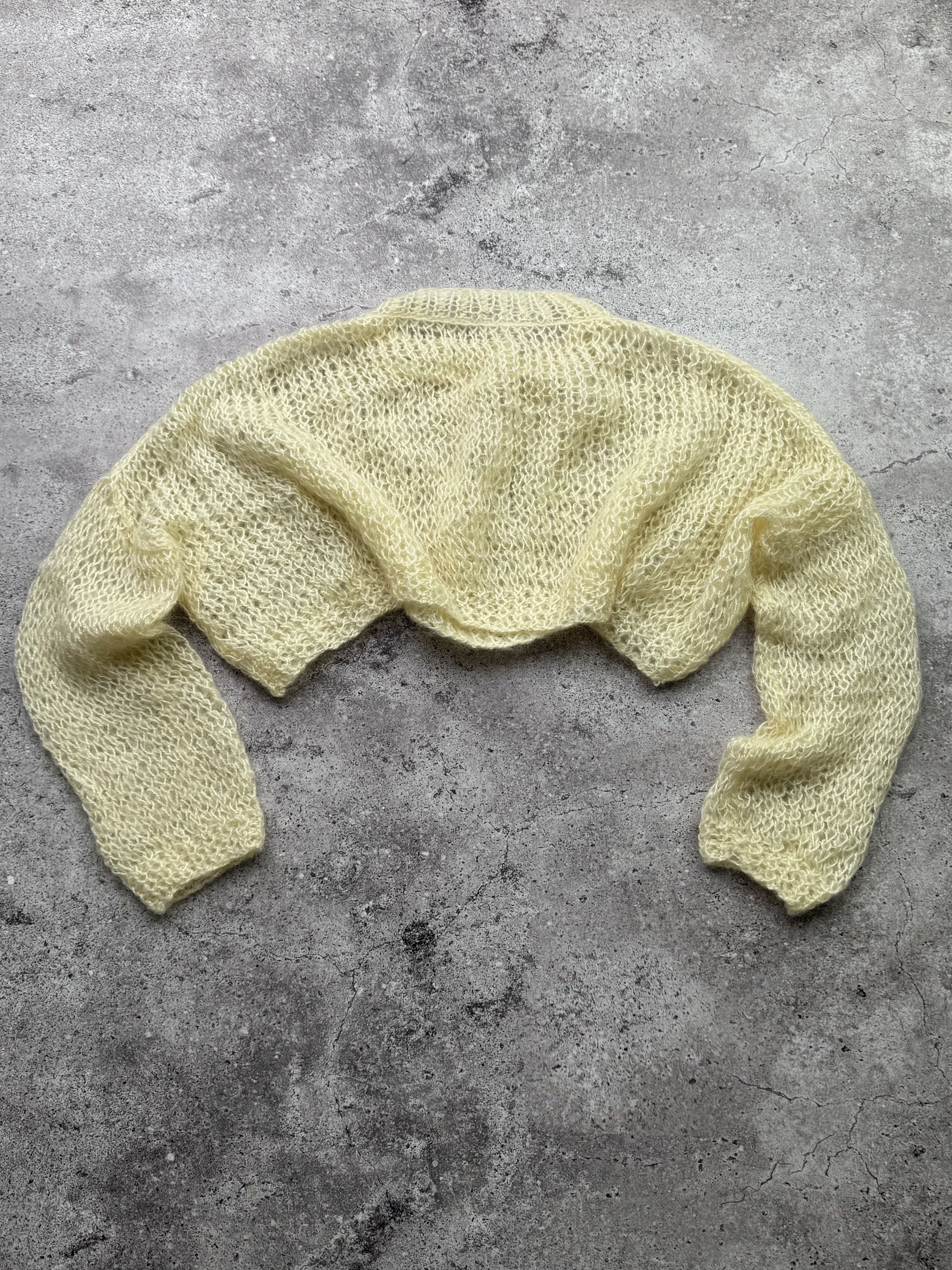 Hysteric Glamour Vintage Mesh Cropped Sweater C643(V354)(E8) Size M / US 6-8 / IT 42-44 - 5 Thumbnail