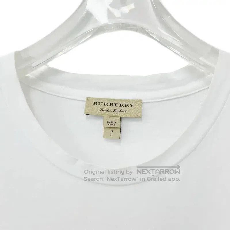 Burberry Burberry White Cotton Men's T. Size US S / EU 44-46 / 1 - 2 Thumbnail