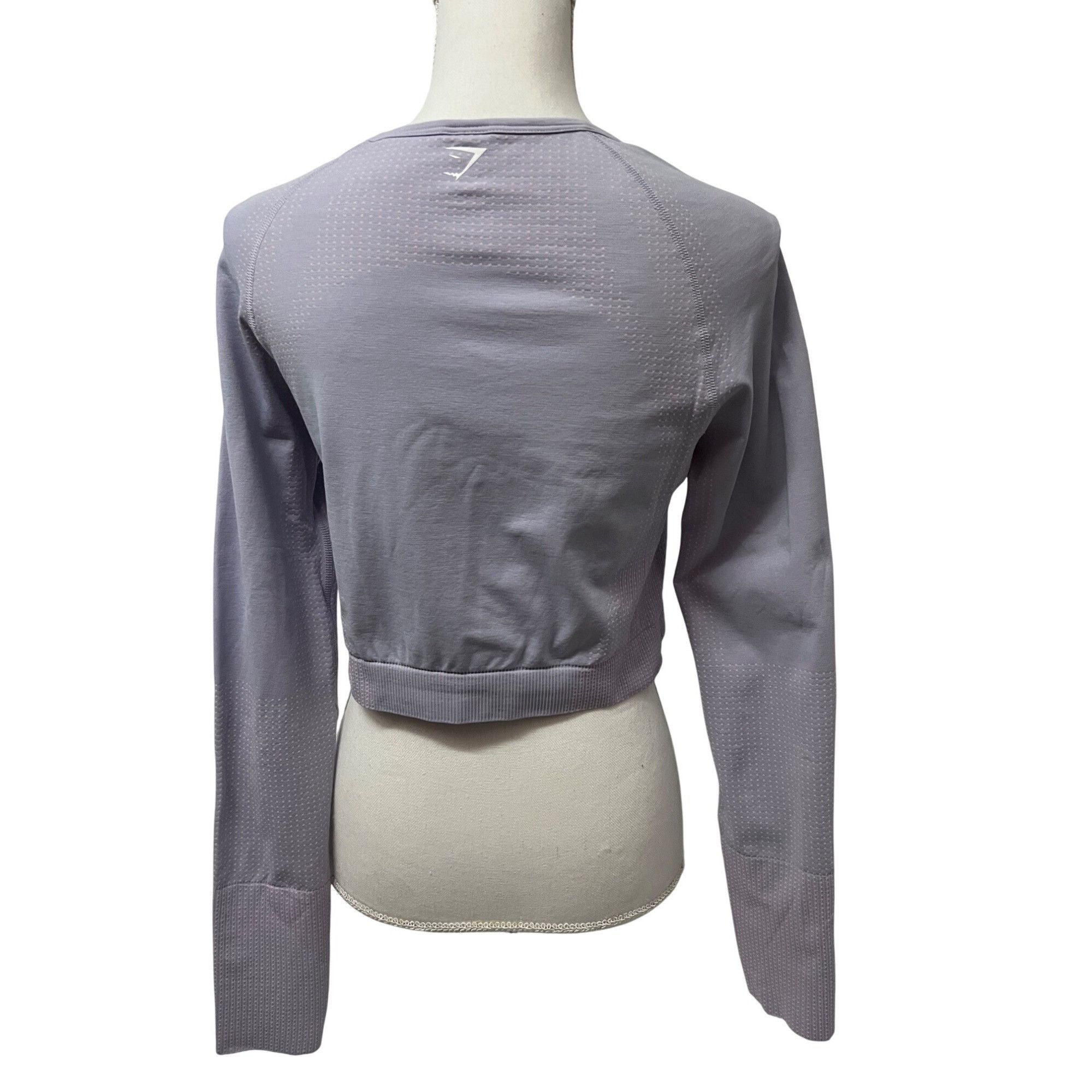 Gymshark Gymshark Vital Seamless 2.0 Womens Long Sleeve Crop Top Shir Size XL / US 12-14 / IT 48-50 - 2 Thumbnail