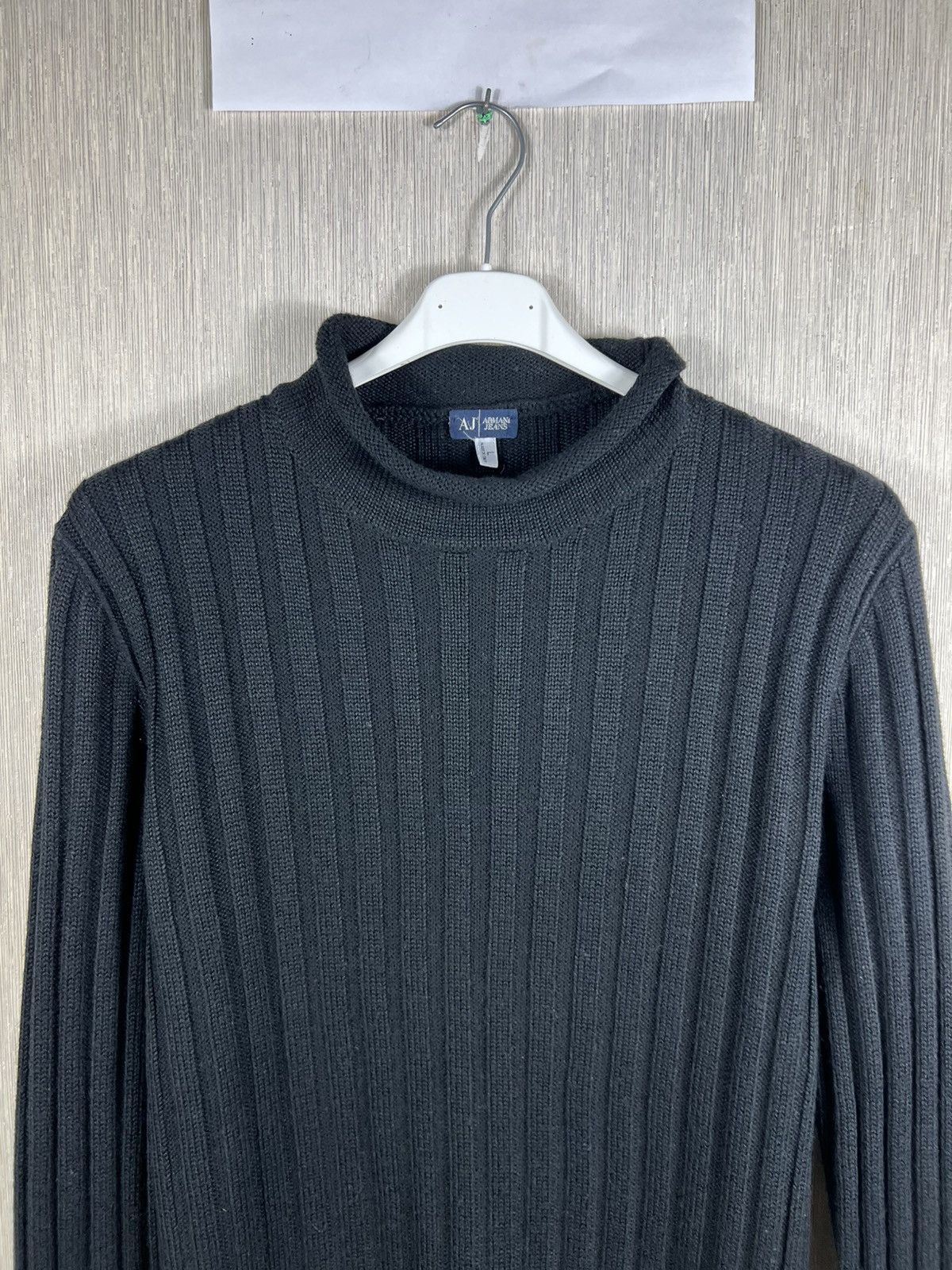 Giorgio Armani Vintage 90s Giorgio Armani jeans striped ribbed sweater Size US L / EU 52-54 / 3 - 5 Thumbnail