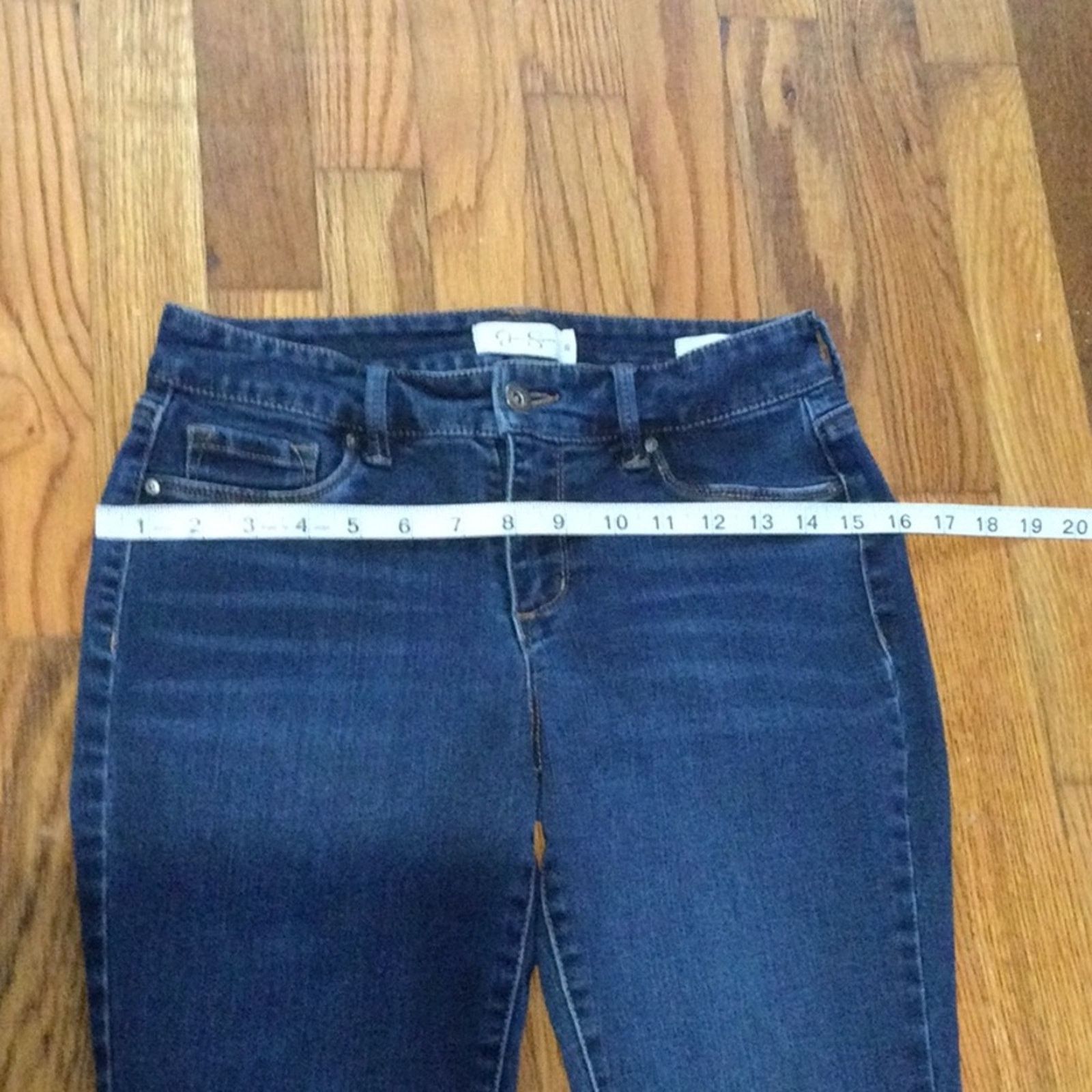 Other Jessica Simpson 'Kiss Me Super Skinny' Dark Denim Jeans 28 Size 28" / US 6 / IT 42 - 12 Thumbnail