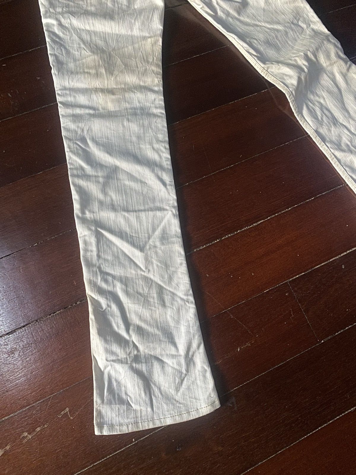 Nicole Club Fire 🔥 design NICOLE CLUB boot cut wide leg low rise jeans Size US 33 - 14 Thumbnail