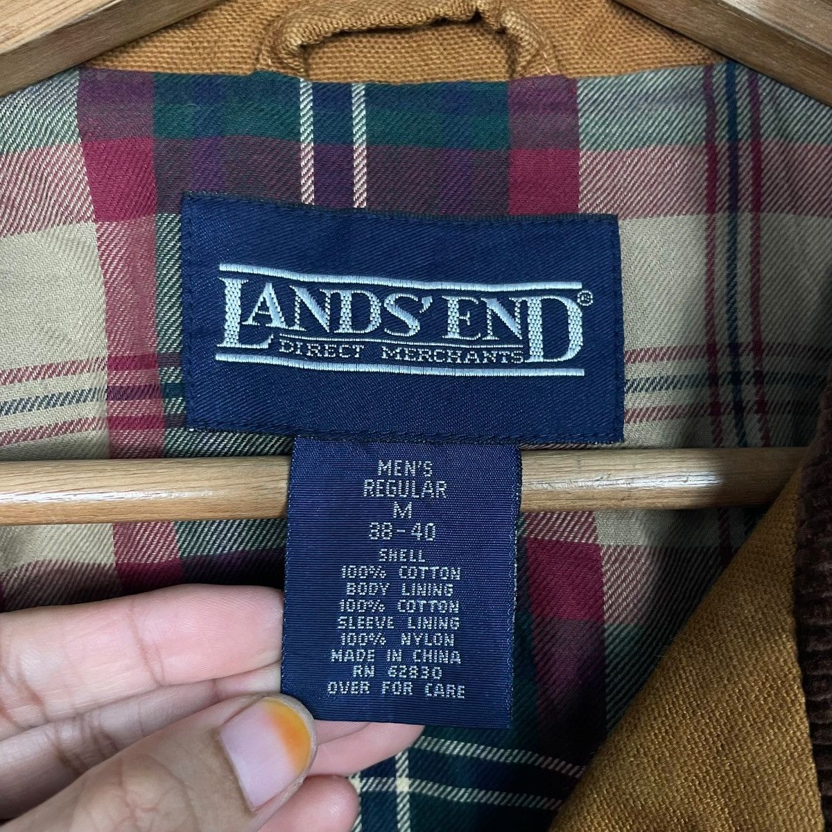 Lands' End Vintage Lands' End Cotton Canvas Barn Chore Hunting Jacket Size US M / EU 48-50 / 2 - 15 Thumbnail