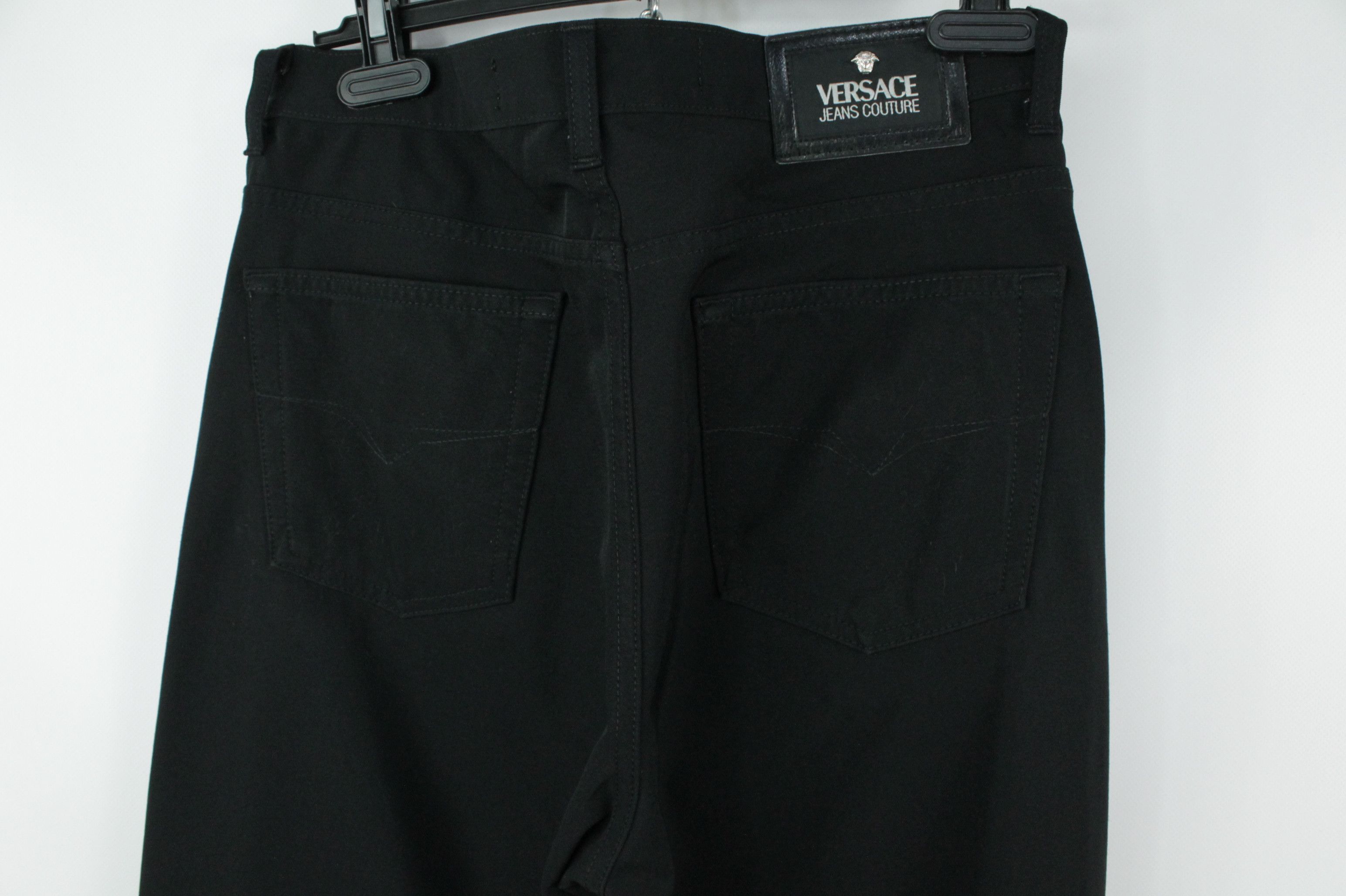 Versace Versace Jeans Couture Black Stretch Nylon Trousers Pants Size US 32 / EU 48 - 7 Thumbnail
