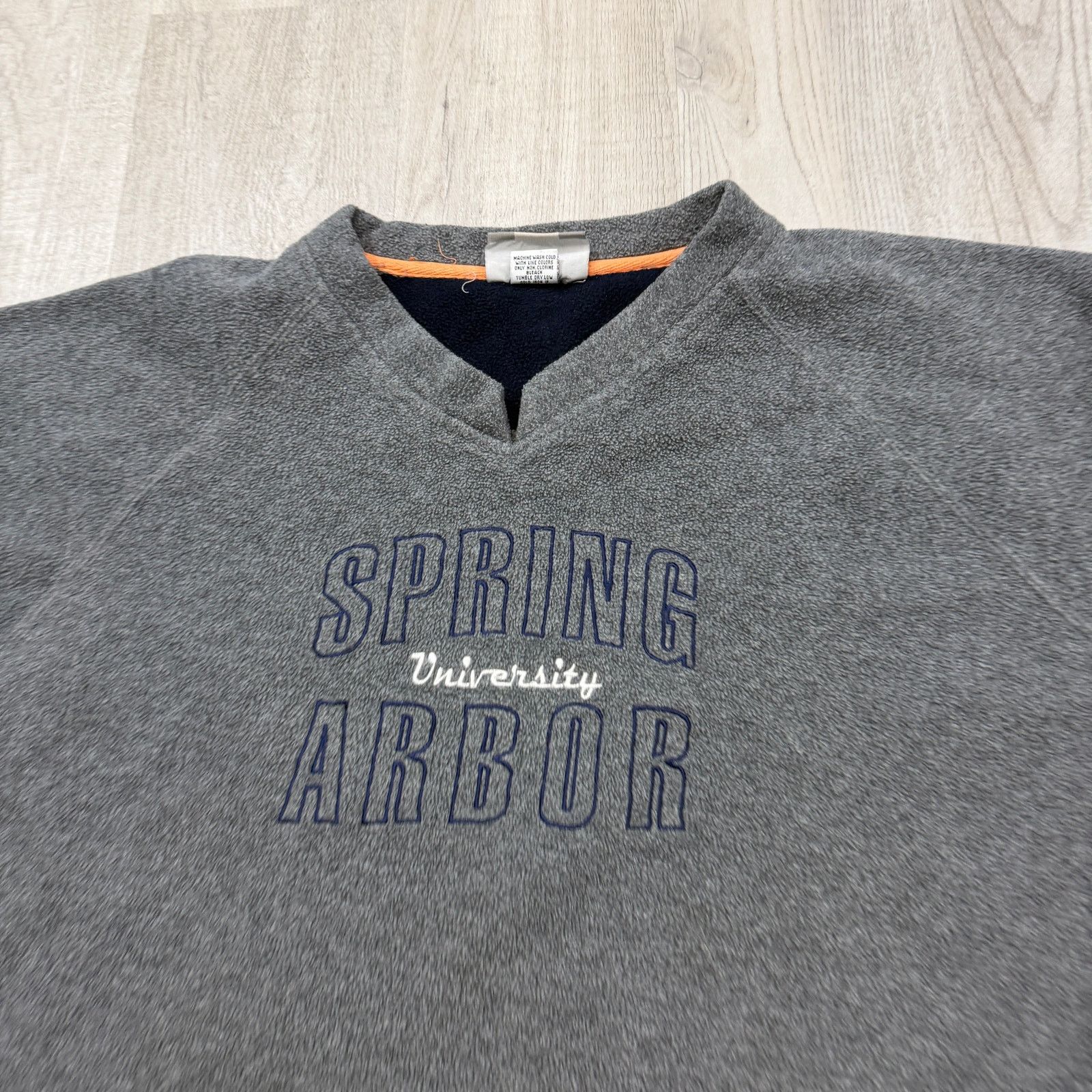 Vintage Vintage Spring Arbor University Sweatshirt Men's 2XL Gray Size US XXL / EU 58 / 5 - 3 Thumbnail