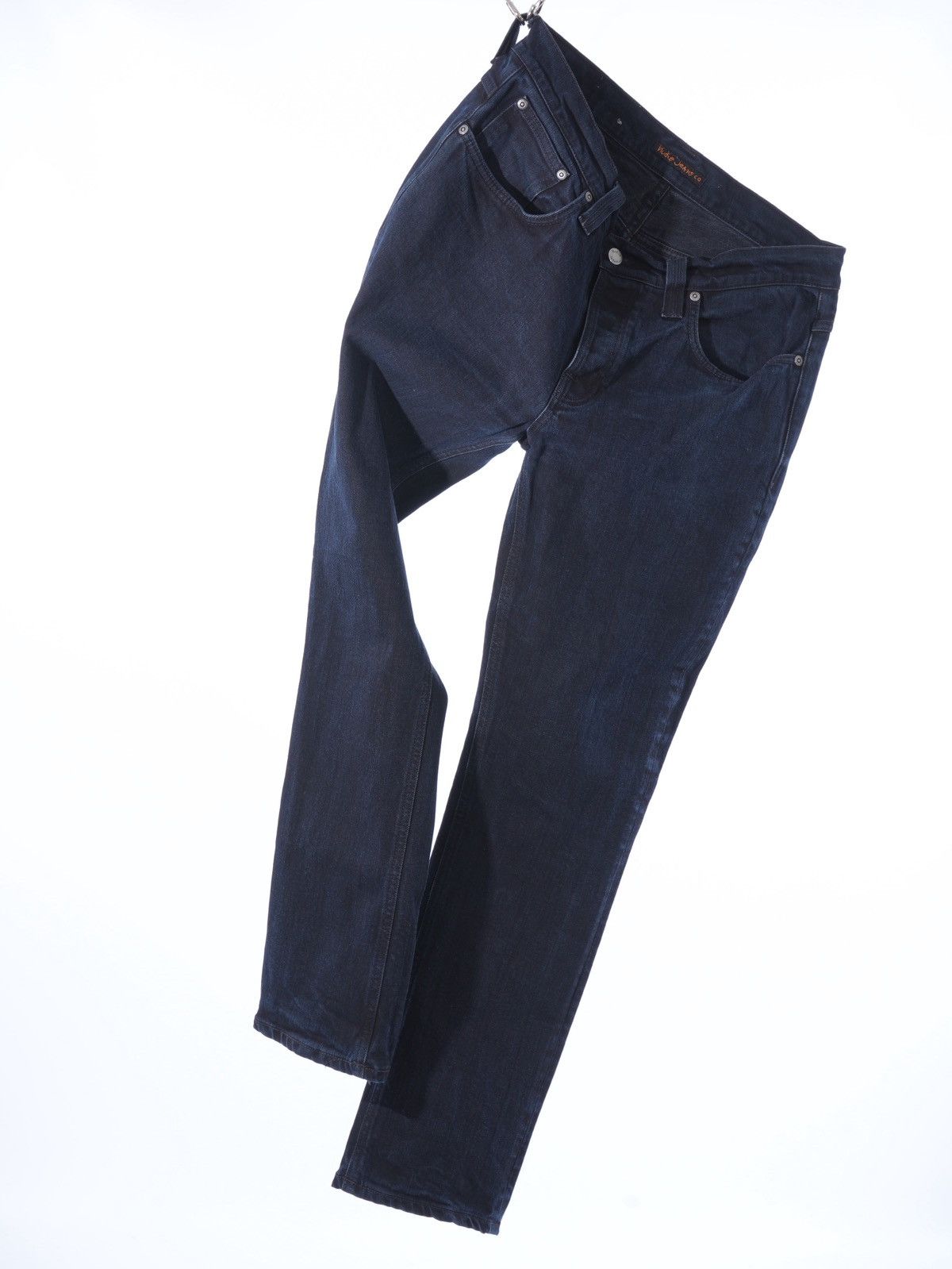 Japanese Brand Nudie Jeans grim tim black ring jeans denim fits w34 Size US 36 / EU 52 - 3 Thumbnail