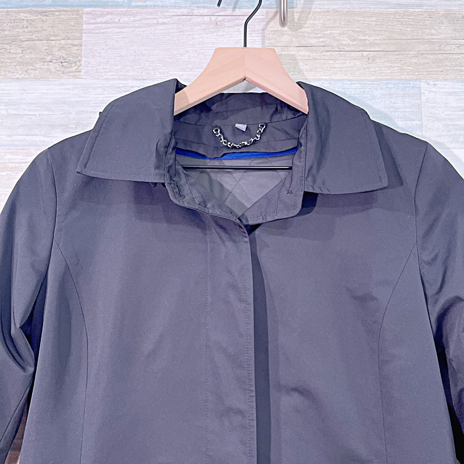 Other AMERICAN AIRLINES Midi Winter Coat Black Womens 4R Size S / US 4 / IT 40 - 2 Thumbnail