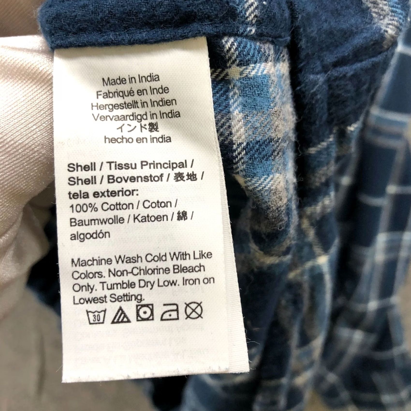 J.Crew J. Crew Classic Plaid Flannel Shirt Mens XL Blue Cotton Shirt Size US XL / EU 56 / 4 - 7 Thumbnail